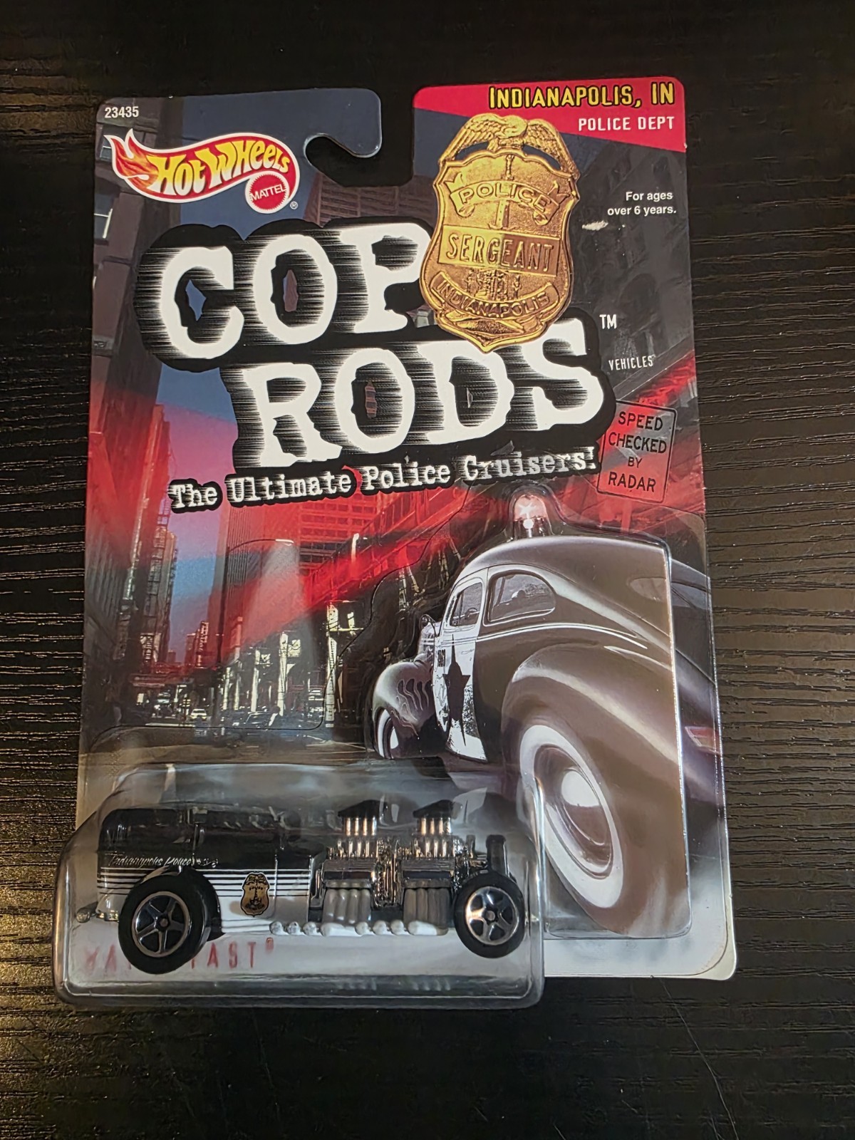 Hot Wheels Cop Rods 1:64 Diecast Police Car Lot Of 8 Bonus Fire Dept. Rod NEW
