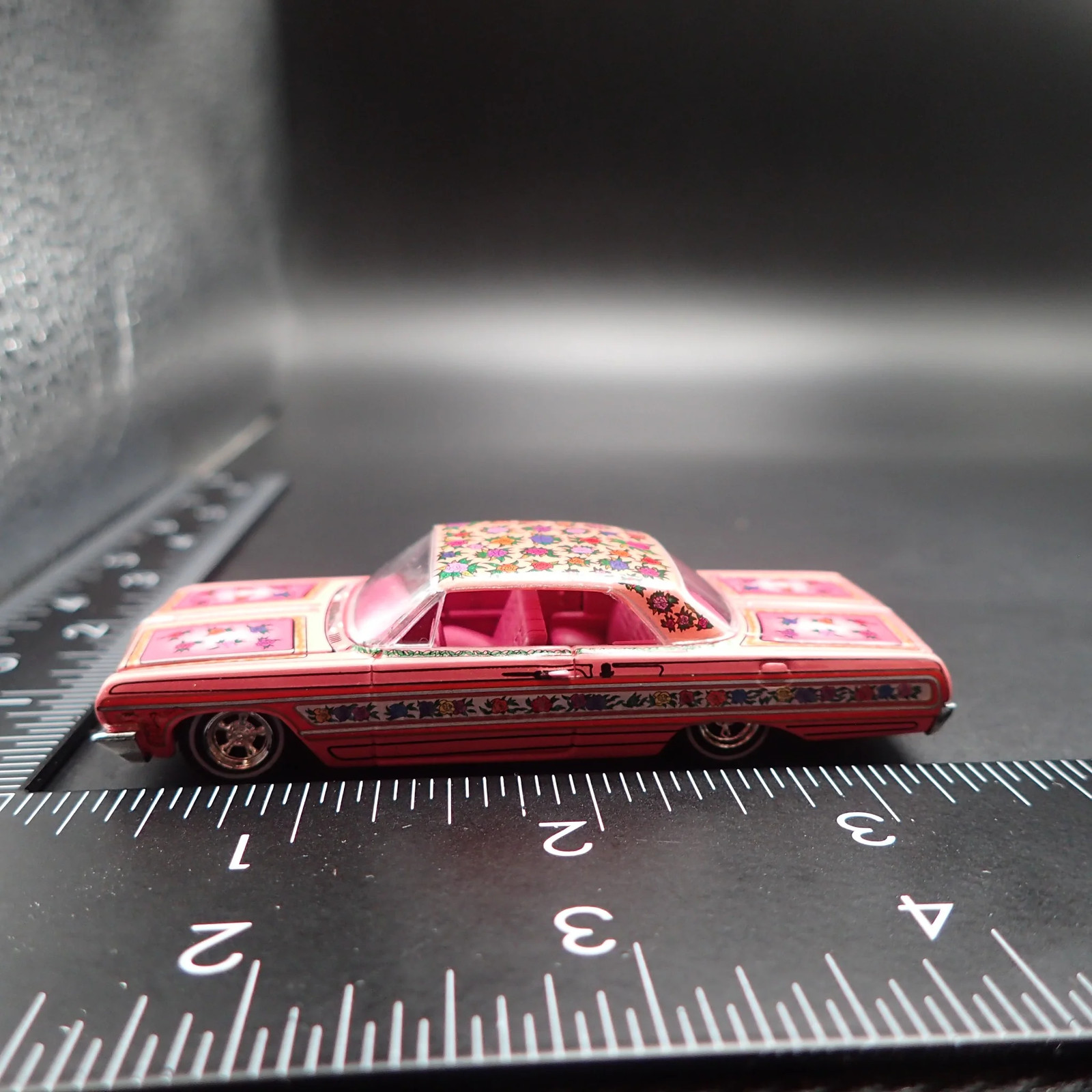 1964 64 CHEVY CHEVROLET IMPALA LOWRIDER GYPSY ROSE 1:64 SCALE DIECAST MODEL CAR