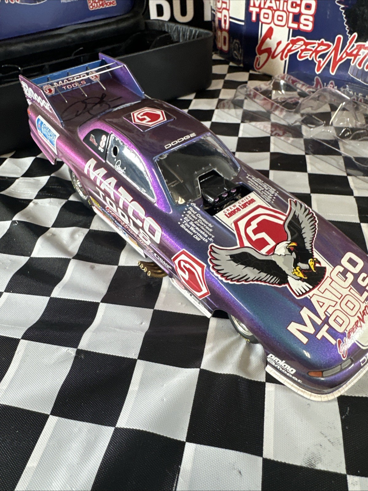 Dean Skuza 1999 Matco Tools Nitro Funny Car Autographed 1/24