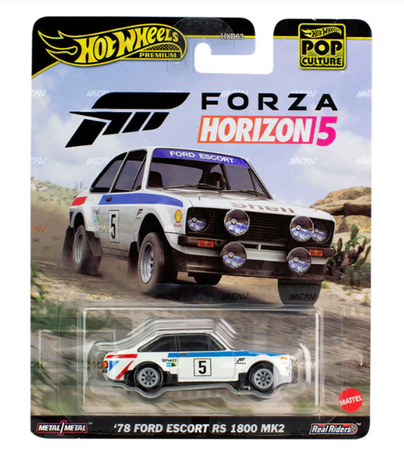 Hot Wheels 2024 Pop Culture Premium Forza ’78 Ford Escort RS1800 MK2