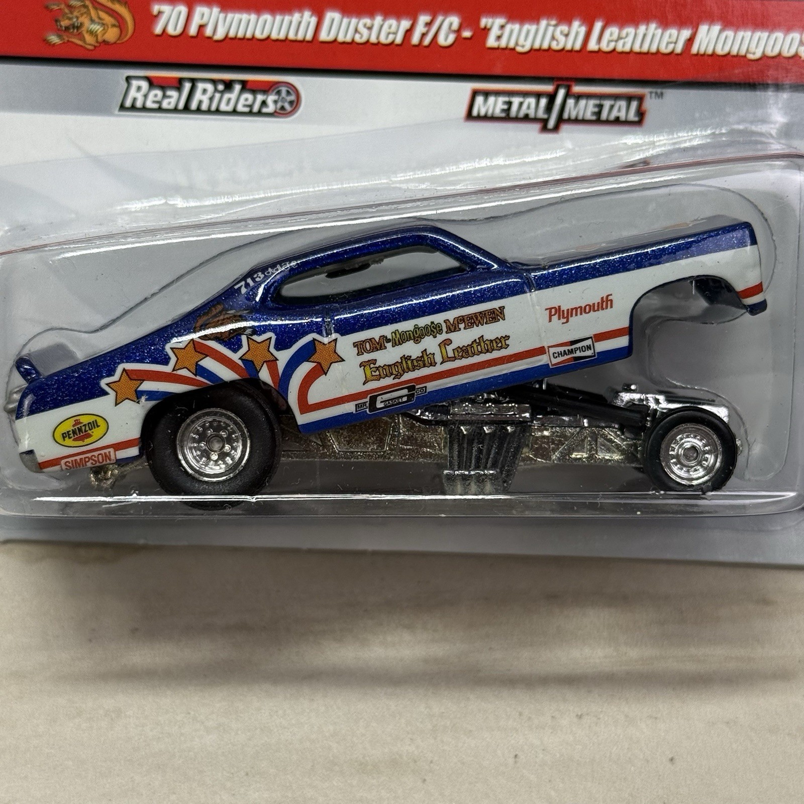 Hot Wheels 70 Plymouth Duster F/C English Leather Mongoose Drag Strip Demons Car