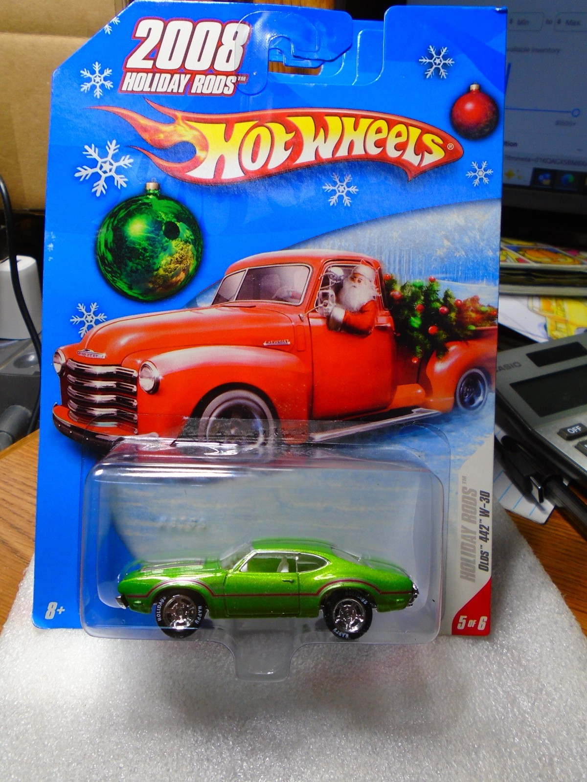 Hot Wheels 2008 Holiday Rods Olds 442 W-30