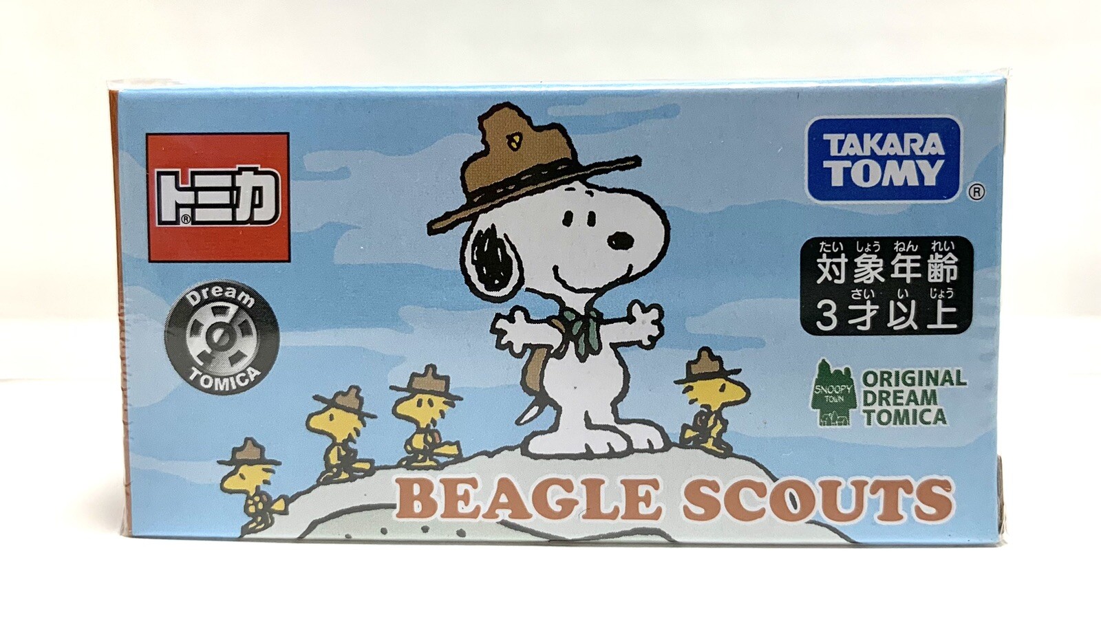 Takara Tomy / Dream Tomica Peanuts Gang BEAGLE SCOUTS 50th / Snoopy Town Limited