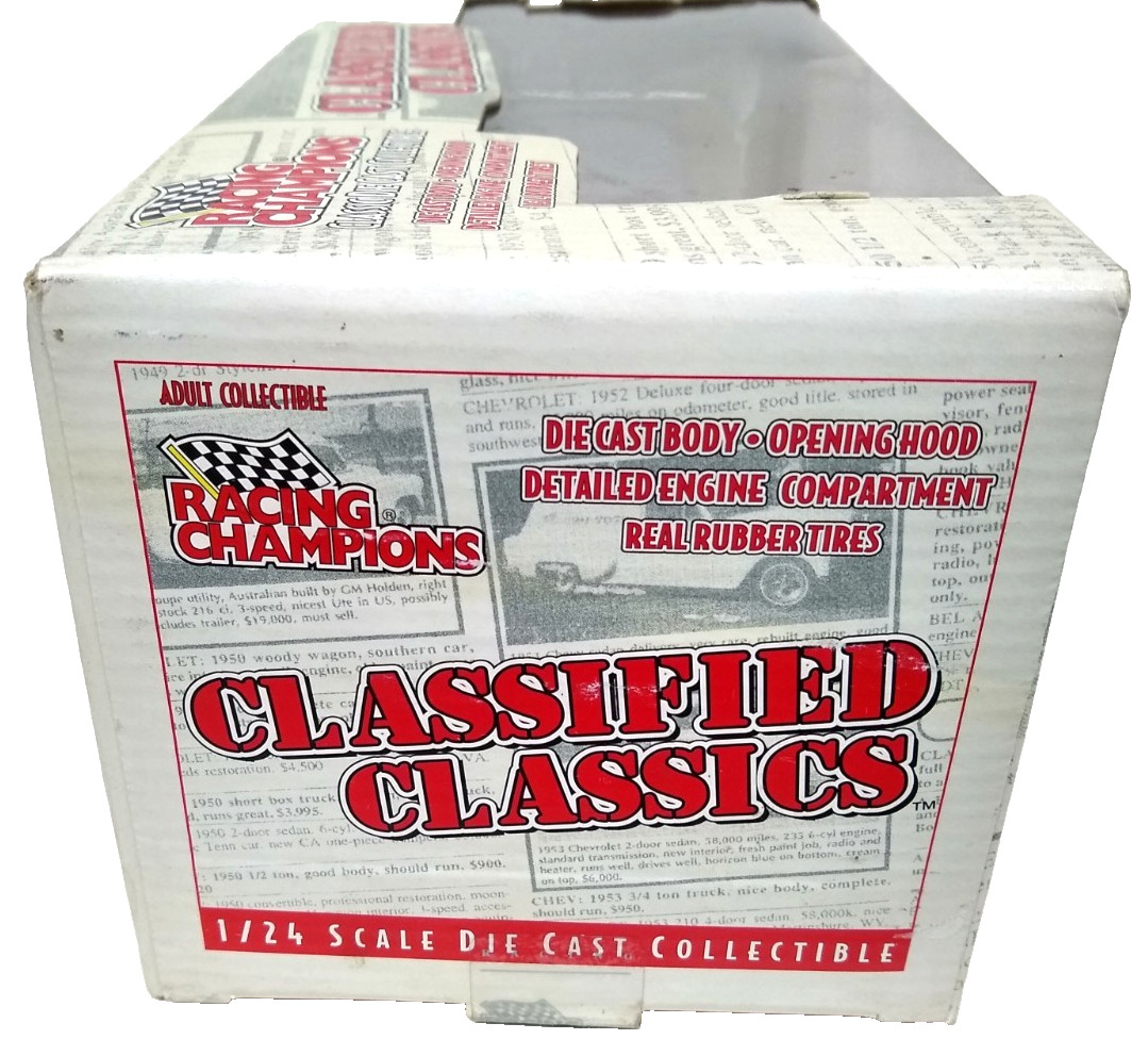 Racing Champions 1954 Chevy Panel Truck 1:24 Die-Cast 98150 JUNKYARD READ DAMAGE