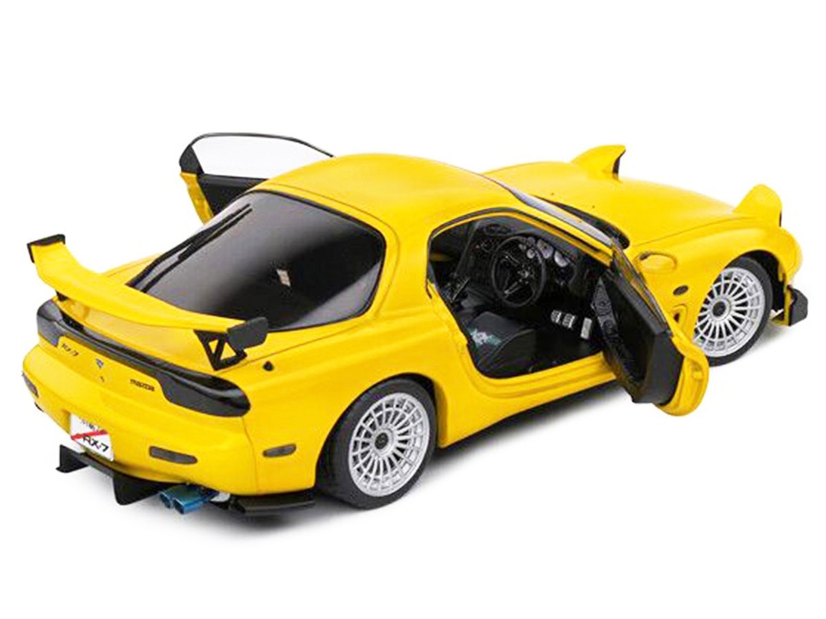 SOLIDO 1999 MAZDA RX-7 FD3RS STREETFIGHTERS 1/18 DIECAST MODEL YELLOW S1810603