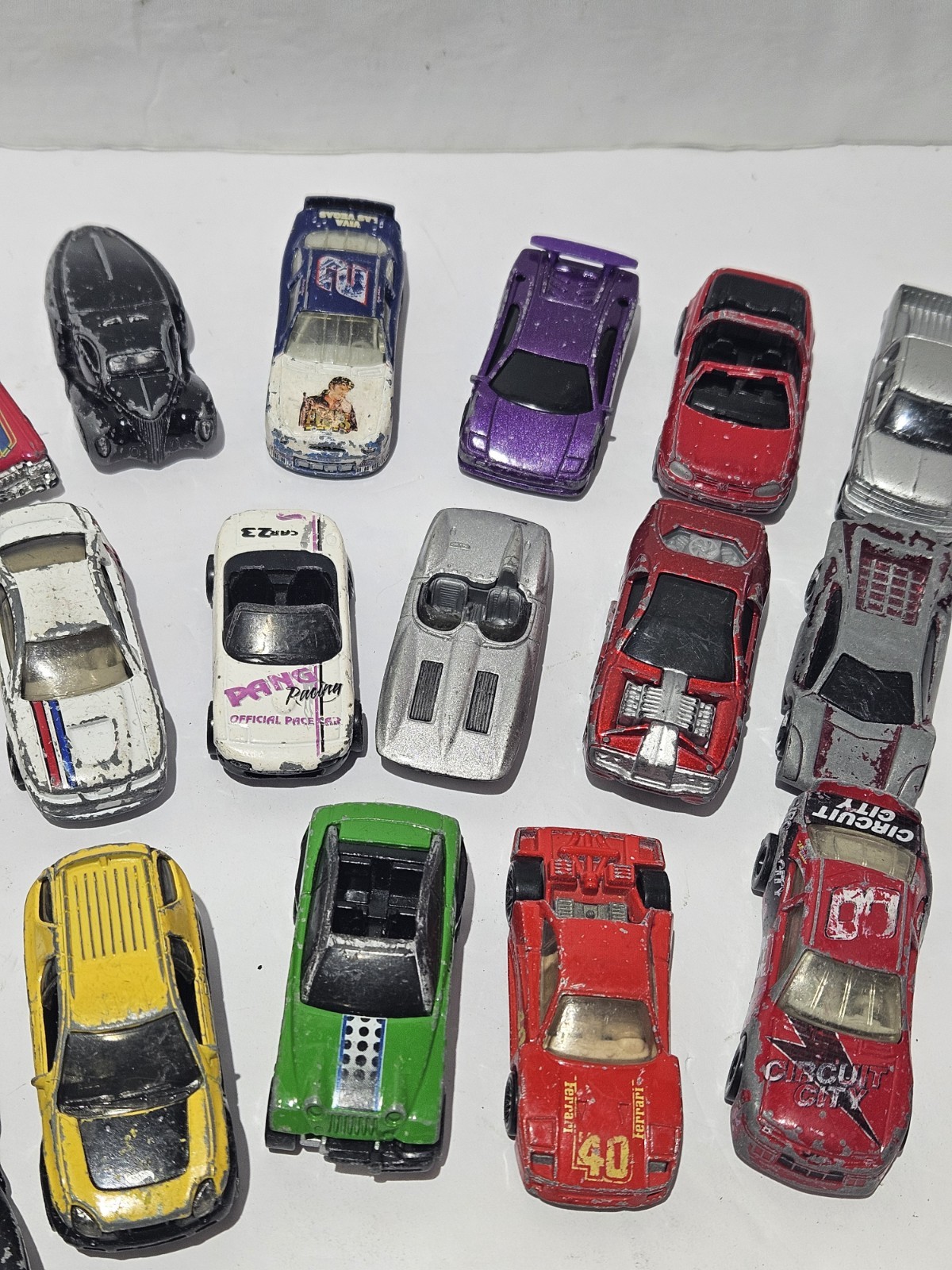 Diecast Cars Hot Wheels Matchbox Mixed Brands Played With – Lot of 22