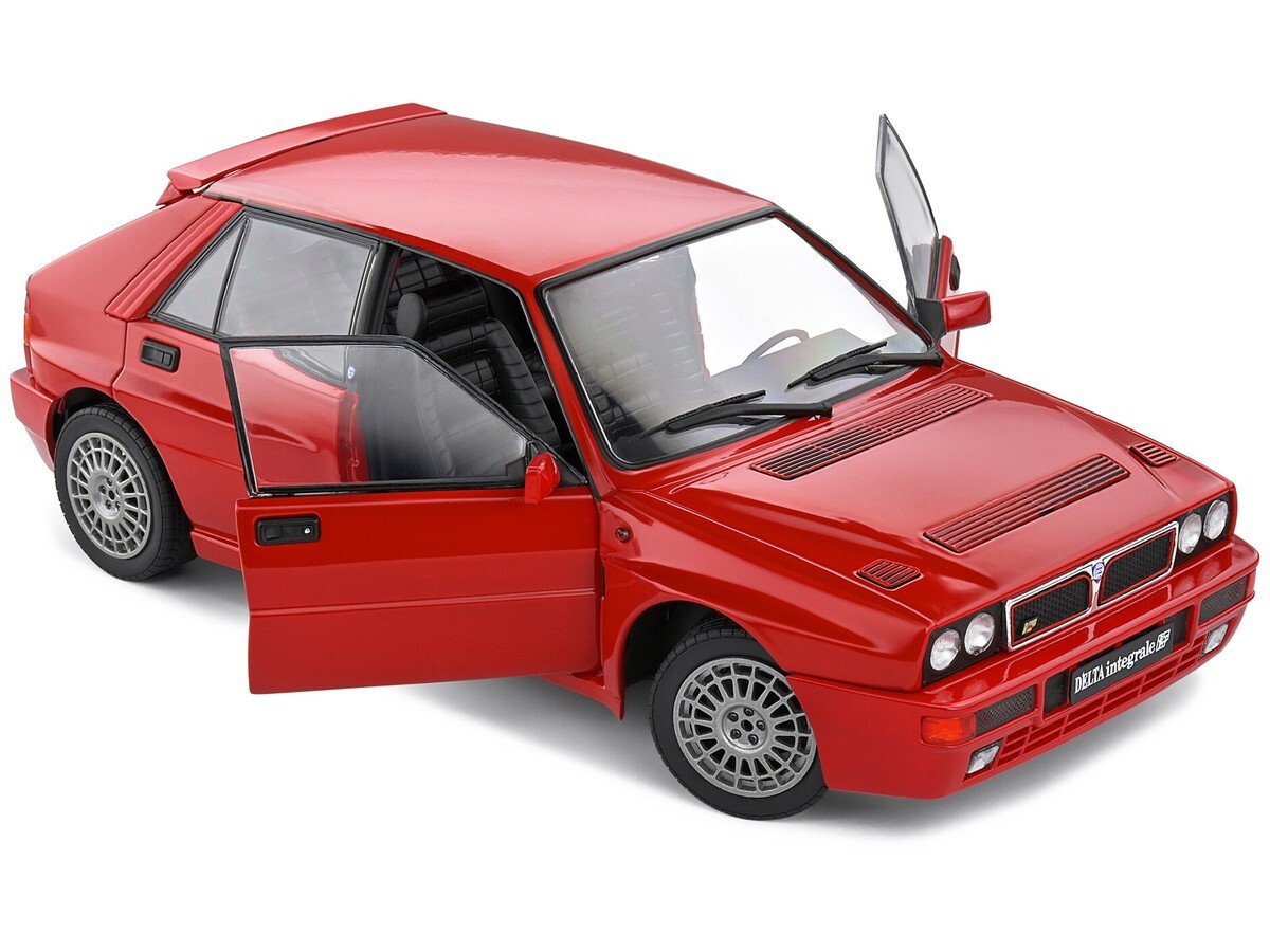 SOLIDO 1991 LANCIA DELTA HF INTEGRALE 1/18 DIECAST CAR ROSSO CORSA RED S1807801