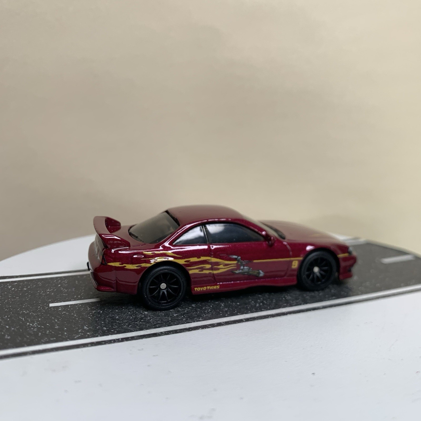 Hot Wheels Premium Fast & Furious Nissan 240SX Silvia S14 Dark Red w/RR 1:64 NM