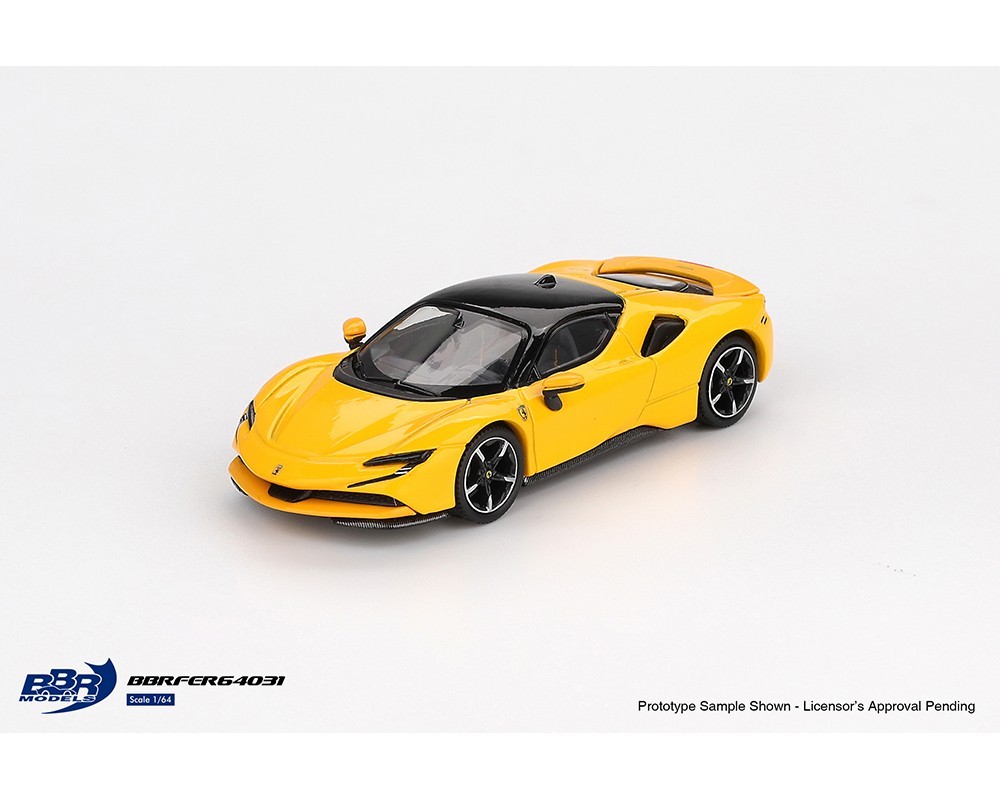 BBR Models Ferrari SF90 – Giallo Modena Yellow Limited Edition 1/64