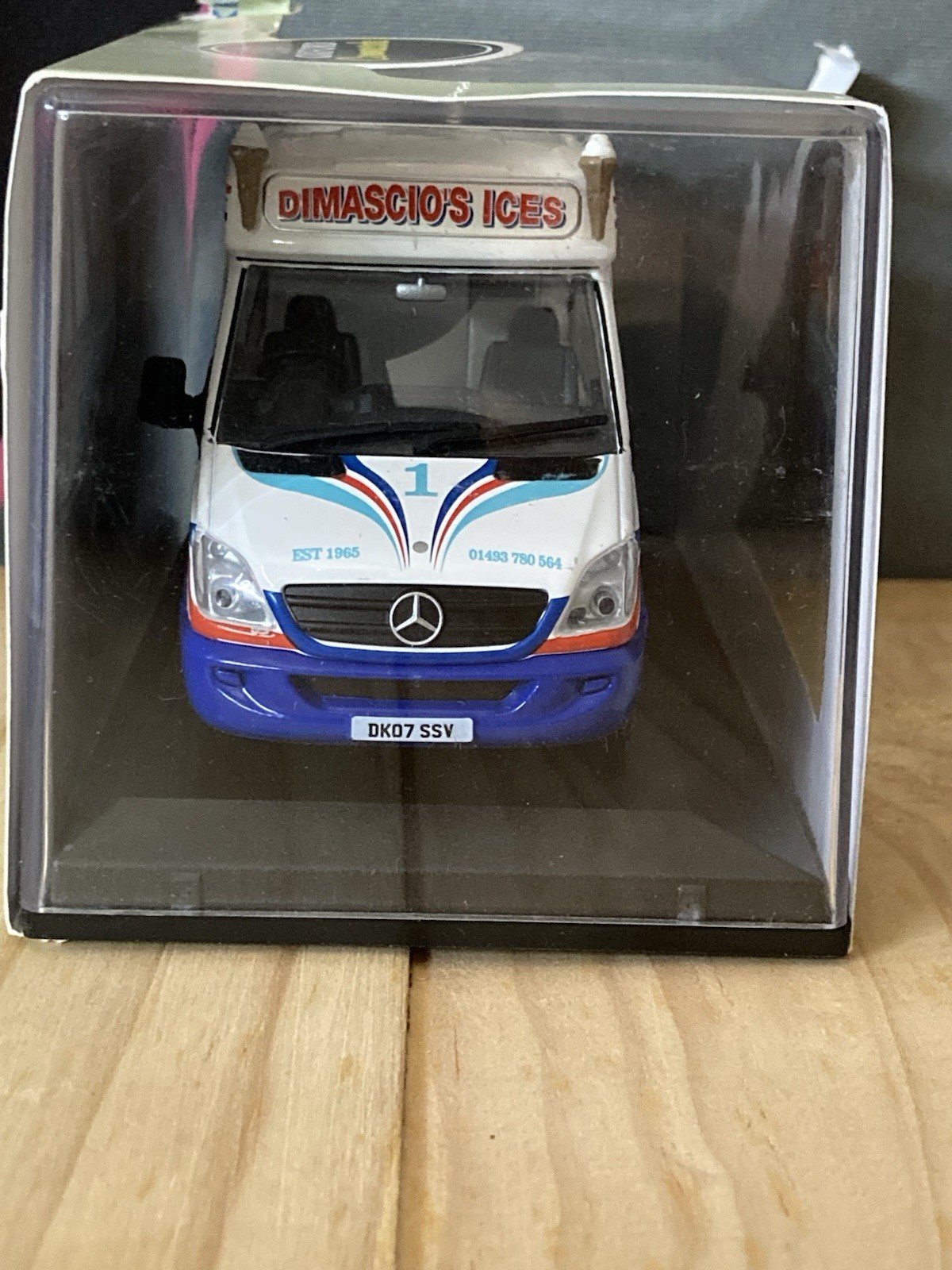 1:43 Dimascio’s Mercedes Sprinter Ice Cream Van. Please read full description.