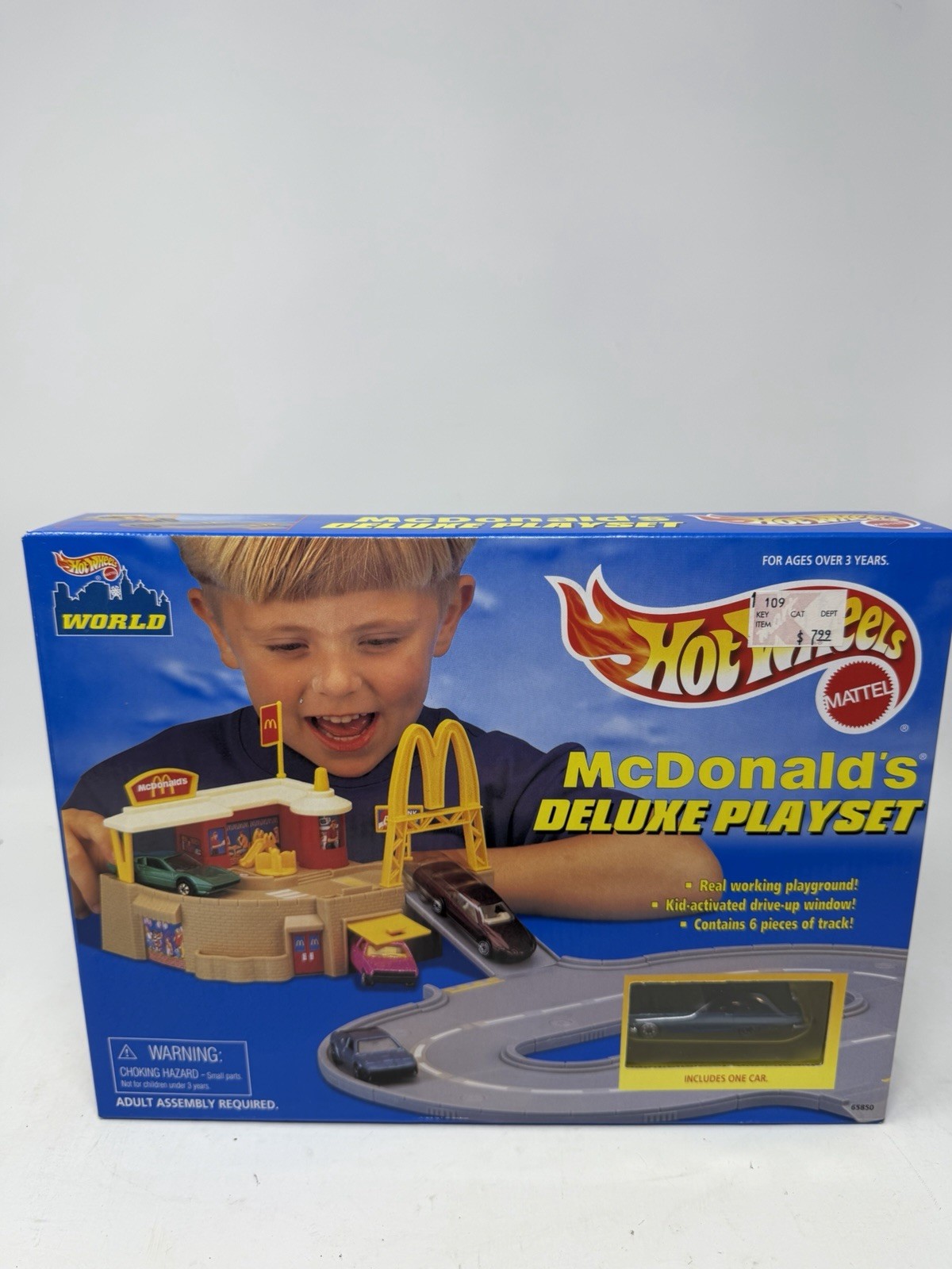 🔥 Hot Wheels McDonald’s Deluxe Playset 65850 – 1990s Vintage – NEW & SEALED! 🔥