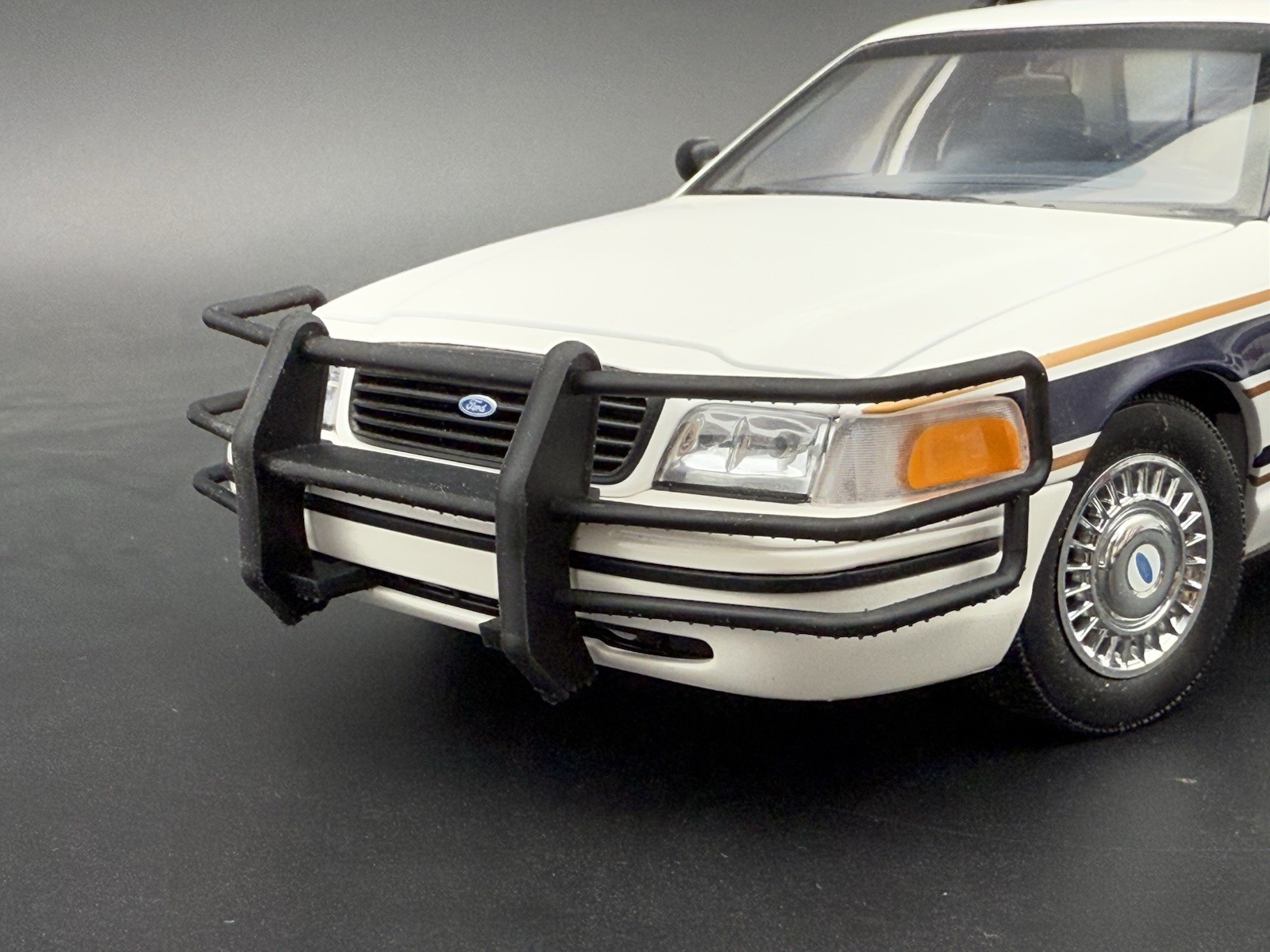 1/18 Go Rhino Wrap Around Push Bumper Pushbar For Motormax Crown Vic Police