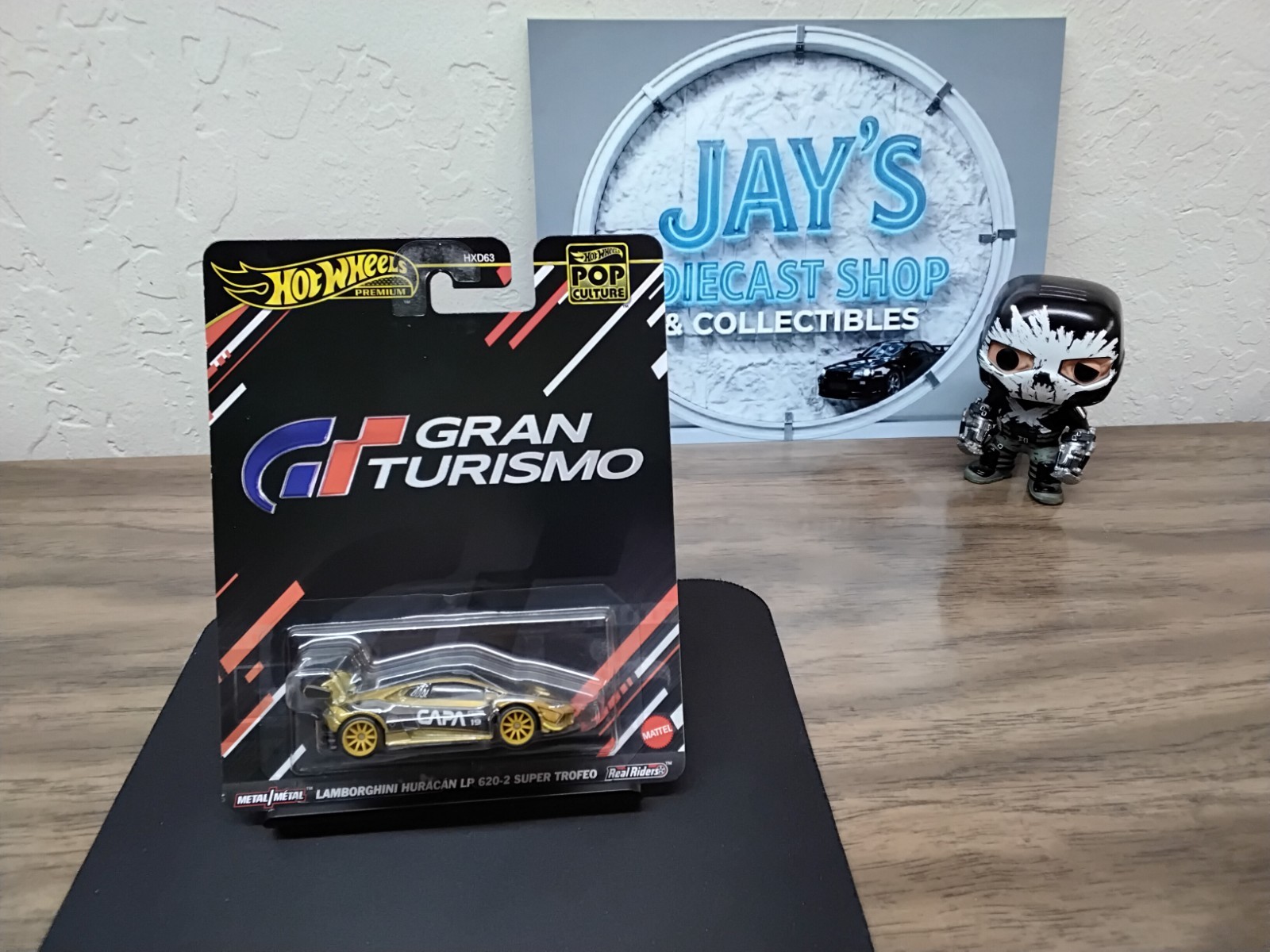 HOT WHEELS Gran Turismo Lamborghini Huracan Super Trofeo Premium Real Riders