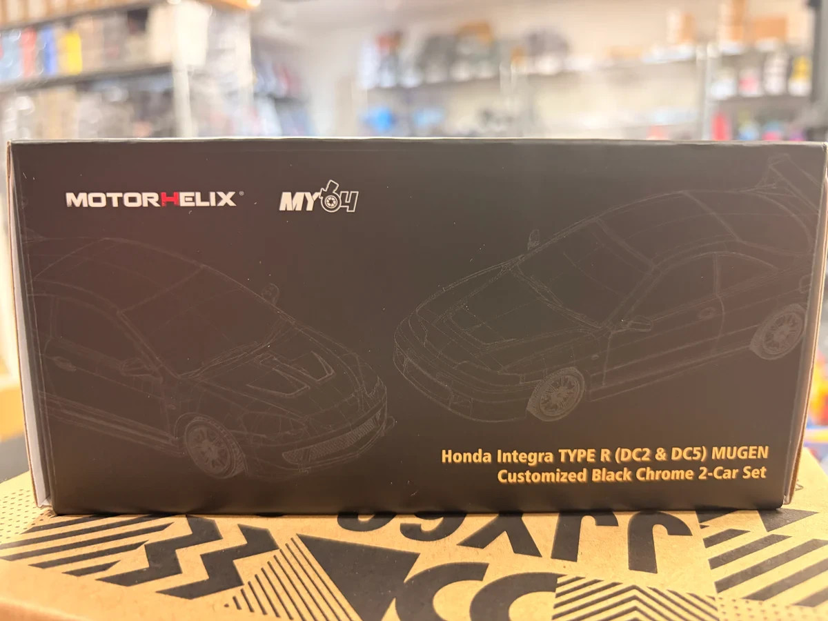 Motorhelix Honda Integra Type R DC2 DC5 Mugen Black Chrome TMCS 2026 Set Sealed