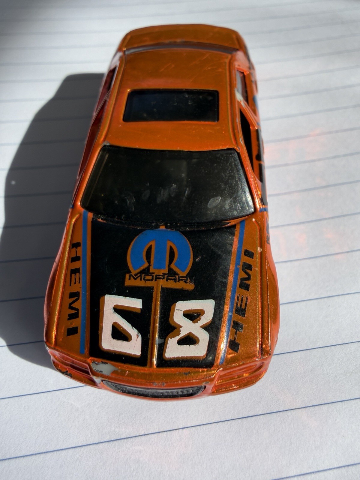 Hot Wheels DCC 2005 Chrysler 300C Hemi #68 Orange Mopar 1/64 Malaysia