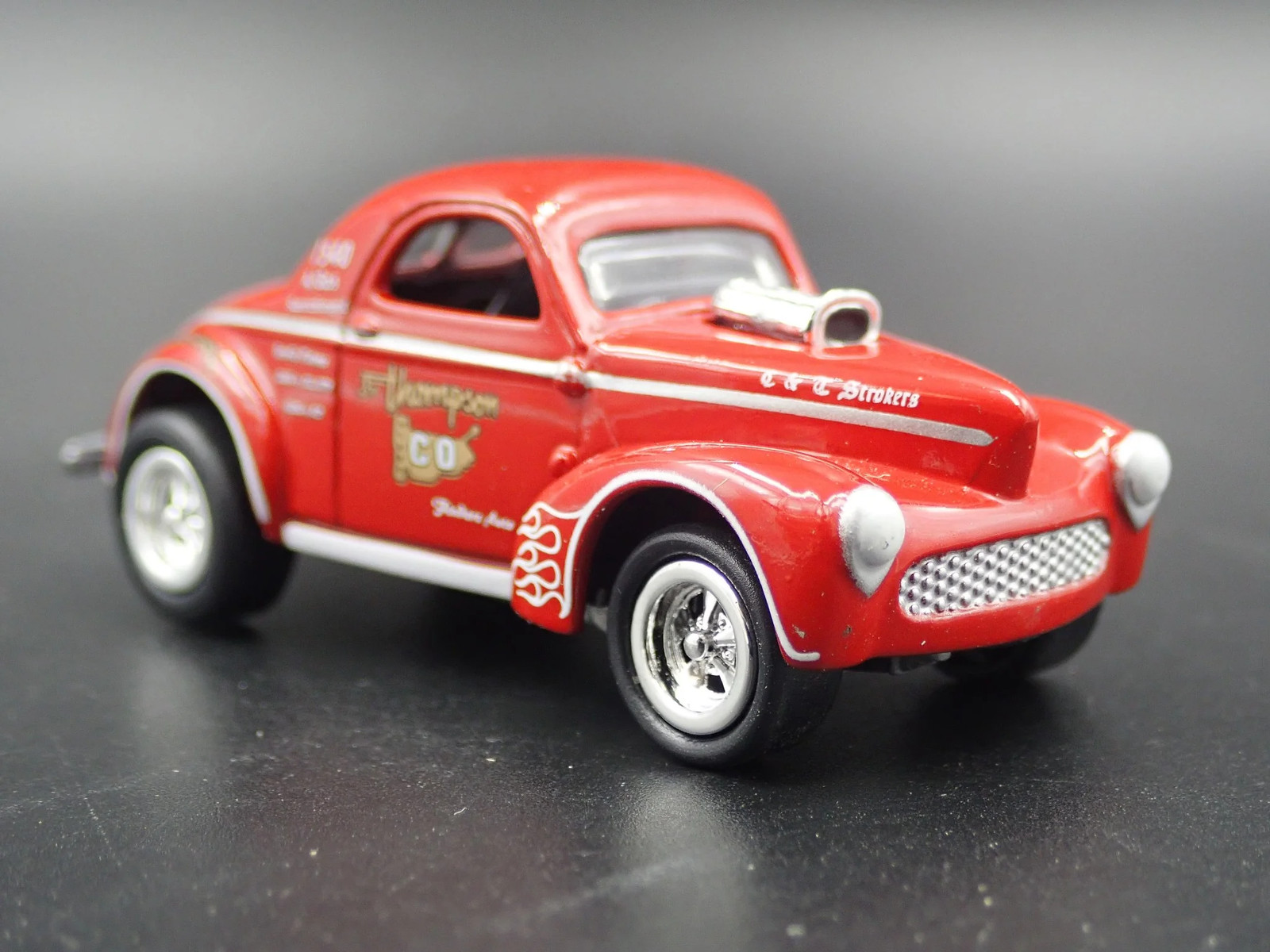 1941 41 WILLYS COUPE GASSER JR THOMPSON CO NHRA 1:64 SCALE DIECAST MODEL CAR