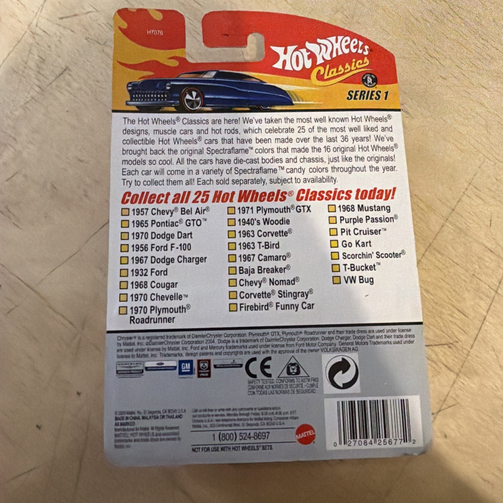 2004 HOT WHEELS – Classics – 1940’s Woodie – Orange