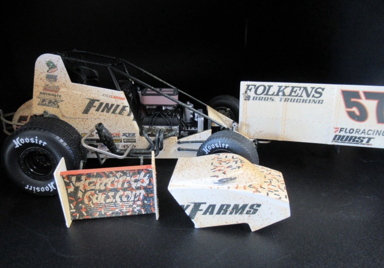 2024 Kyle Larson Auto’d Knoxville Nationals Win ACME Diecast 1:18 scale