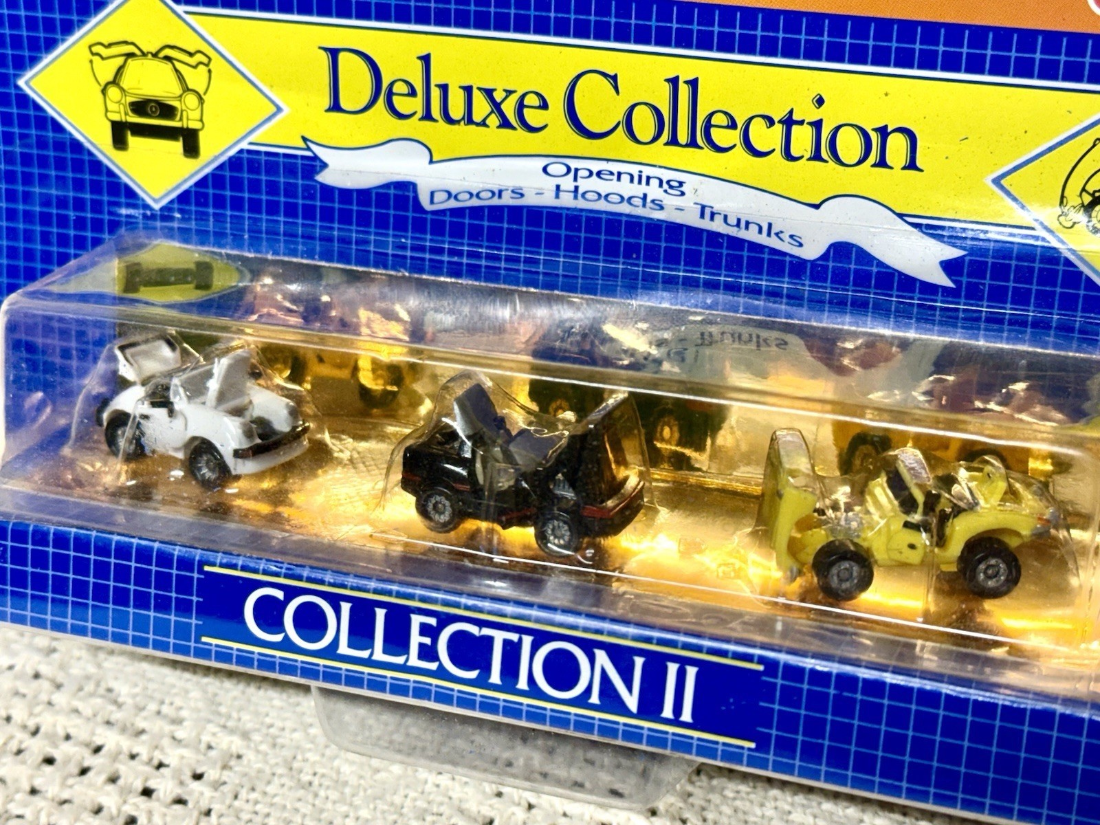 Micro Machines Deluxe Collection II Porsche Vette Jaguar 1988 Galoob