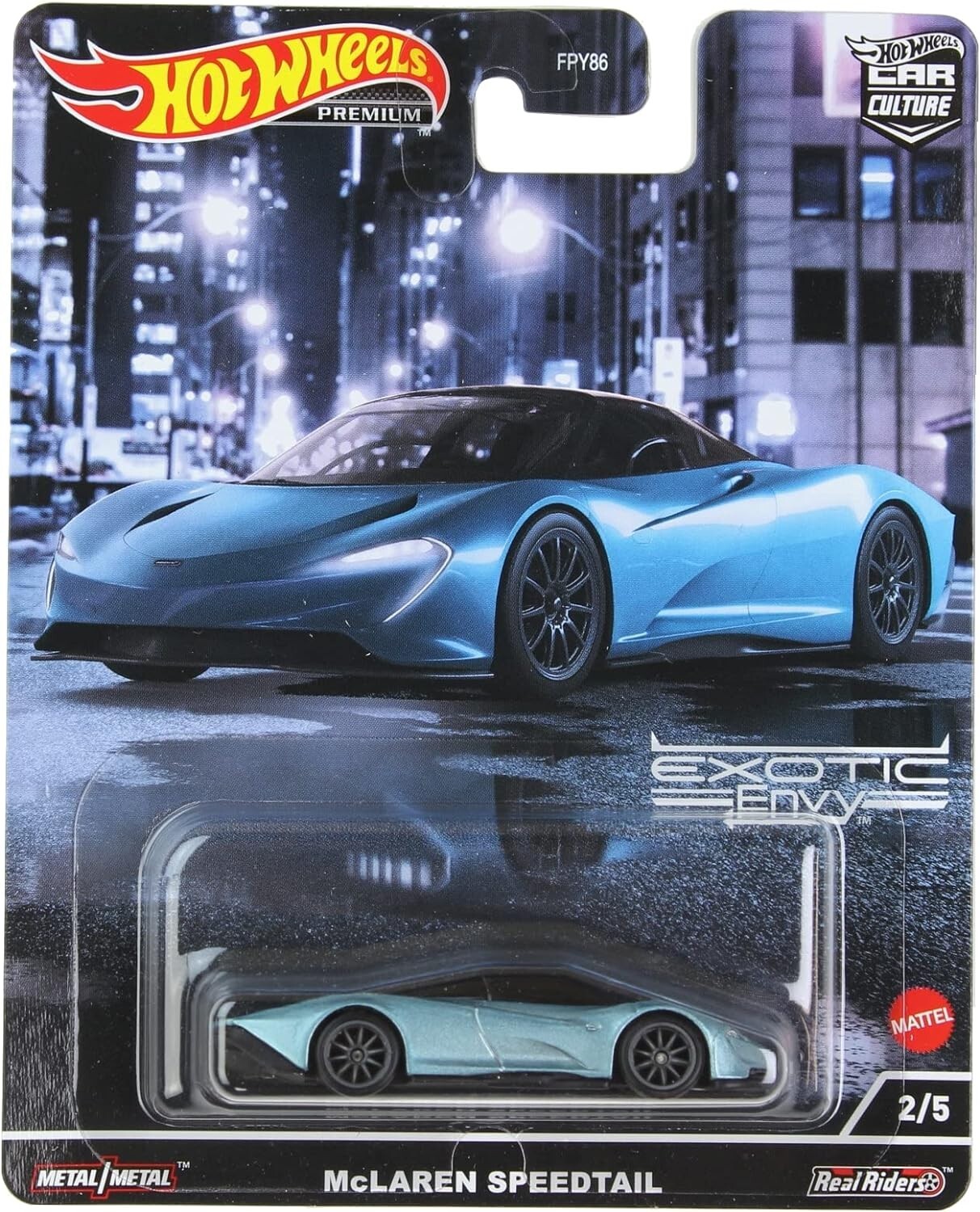 Hot Wheels Premium Car Culture McLaren Speedtail Exotic Envy 1:64