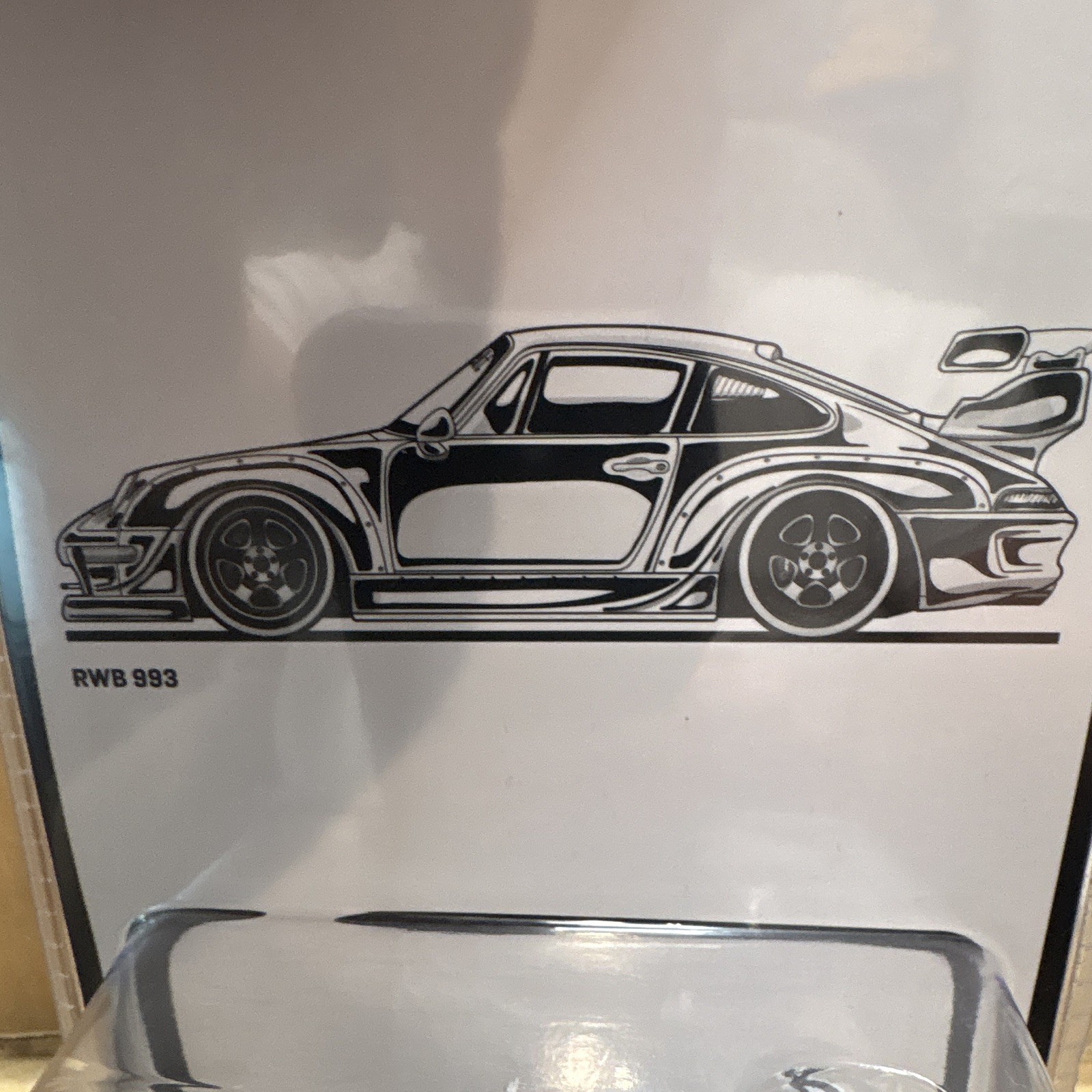 Tarmac Works HOBBY64 RWB 993 Porsche 1:64 Black/White Diecast Unopened
