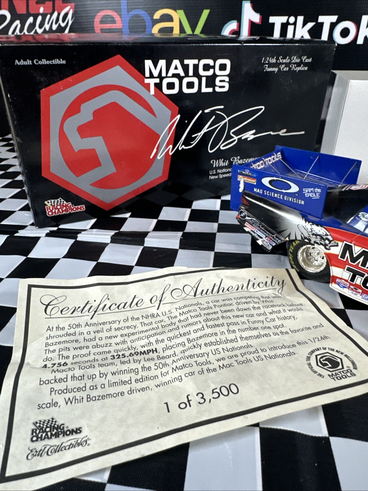 Matco Tools 2000 Top Fuel Funny Car Champion. 1/24