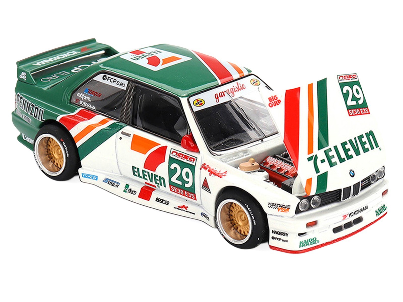 BMW M3 “KAIDO WORKS LARRY CHEN V1” #29 “KAIDO HOUSE” 1/64 BY MINI GT KHMG217