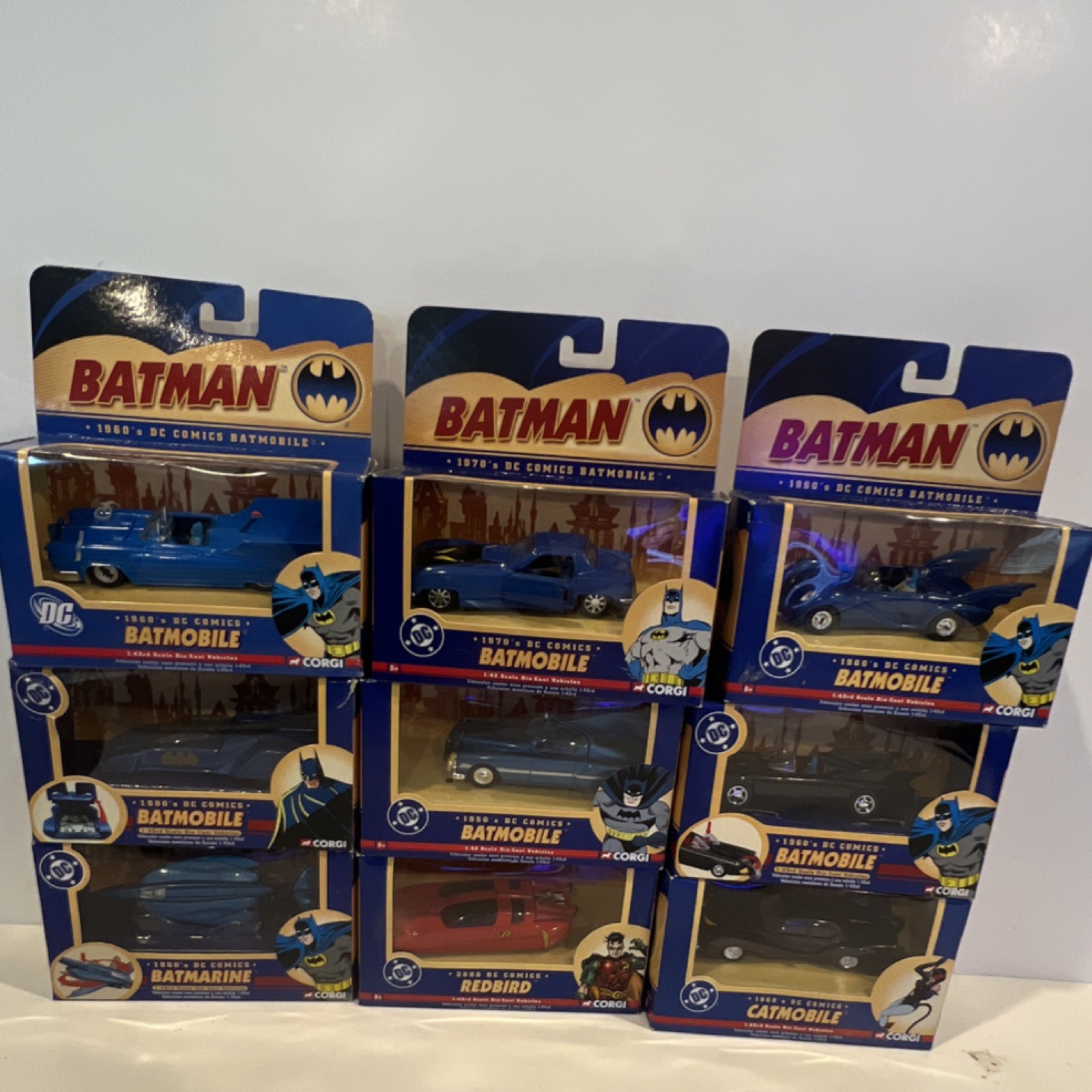 Corgi Batman DC Comics Batmobile 1:43 Diecast Car Multicolor Unopened Box