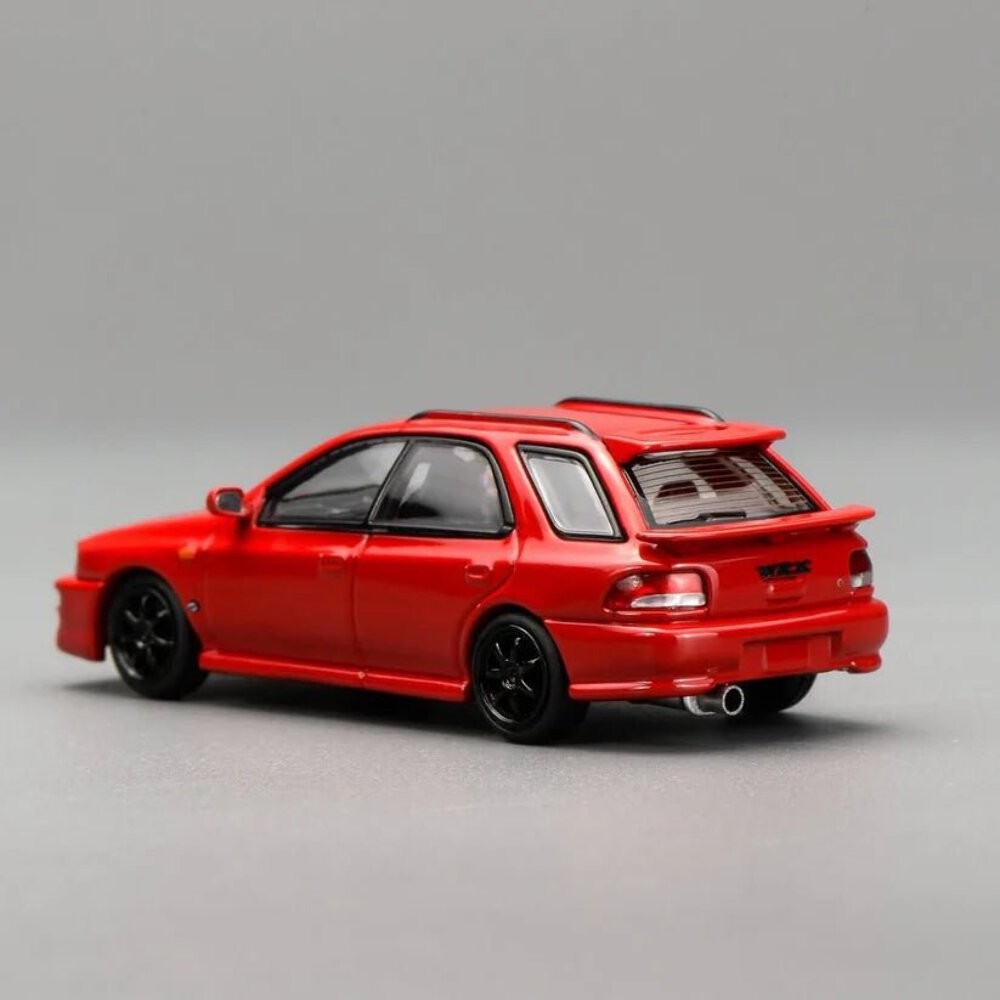 Motorhelix 1/64 Subaru Impreza Wagon WRX STI Ver. VI Cherry Blossom Red