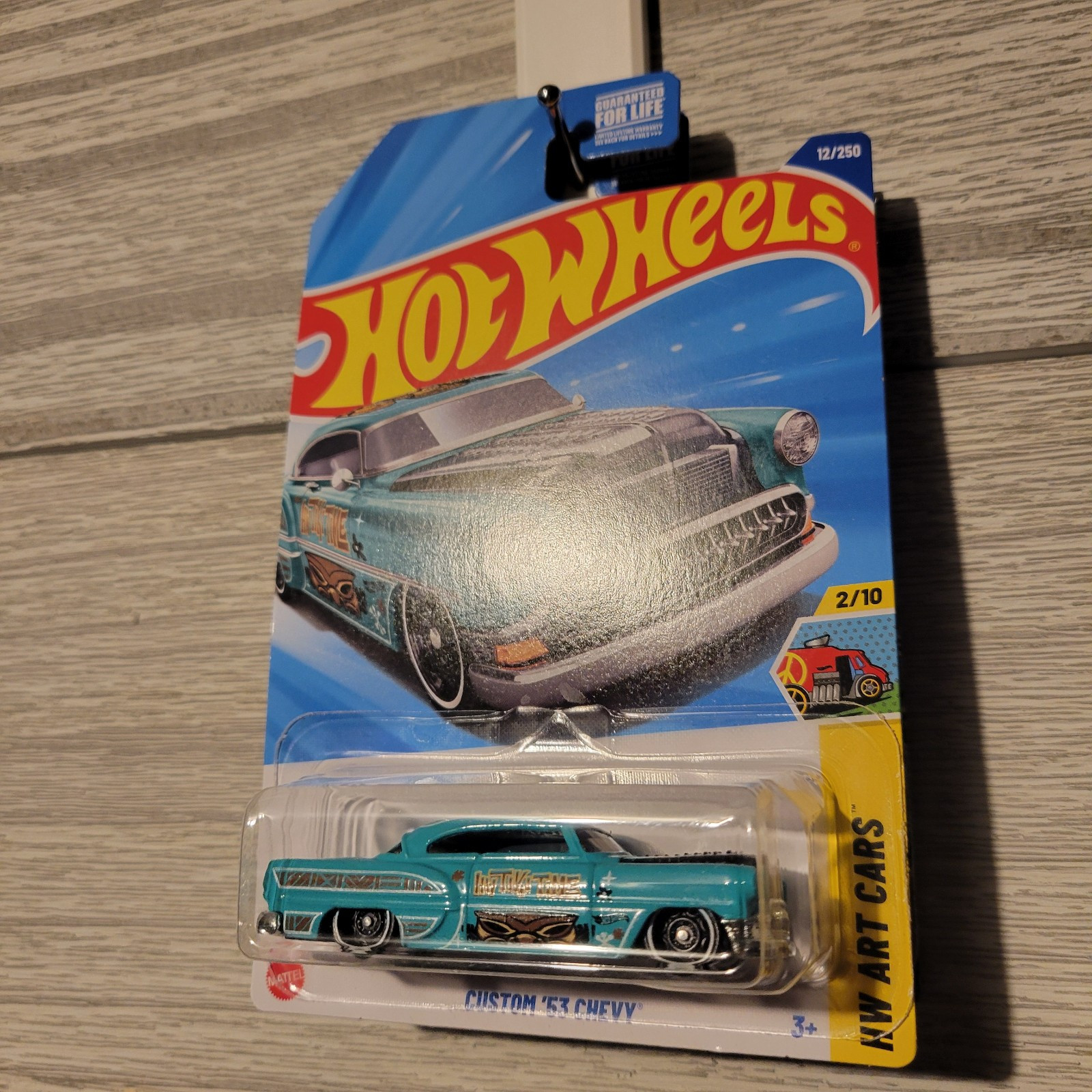 Hot Wheels (2) Car Lot: 55 Chevy And Custom 53 Chevy 2024 Rod Squad Art Cars