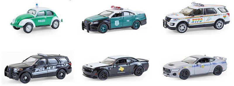Greenlight Hot Pursuit Series 47 | Set of 6 Diecast 1:64 Scale Models | (43050)