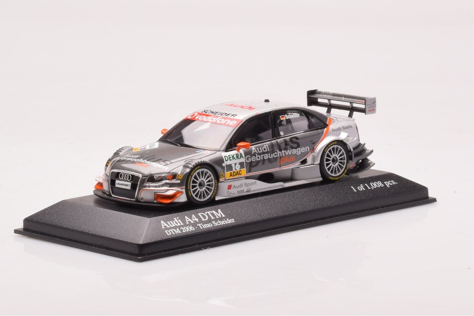 Audi A4 B7 #16 T. Scheider Team Rosberg DTM 2006 Minichamps 1:43 | AUDI-263735