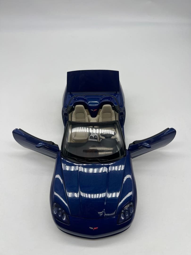AUTOart Chevrolet Corvette C6 Convertible 1/18 Blue Box Display Collectible 15+