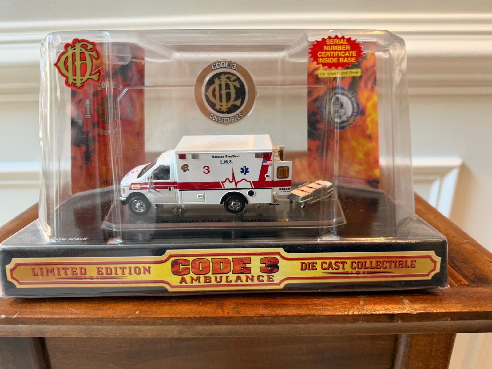Code 3 Chicago Fire Department Ford E-350 Ambulance EMS 3 #12056