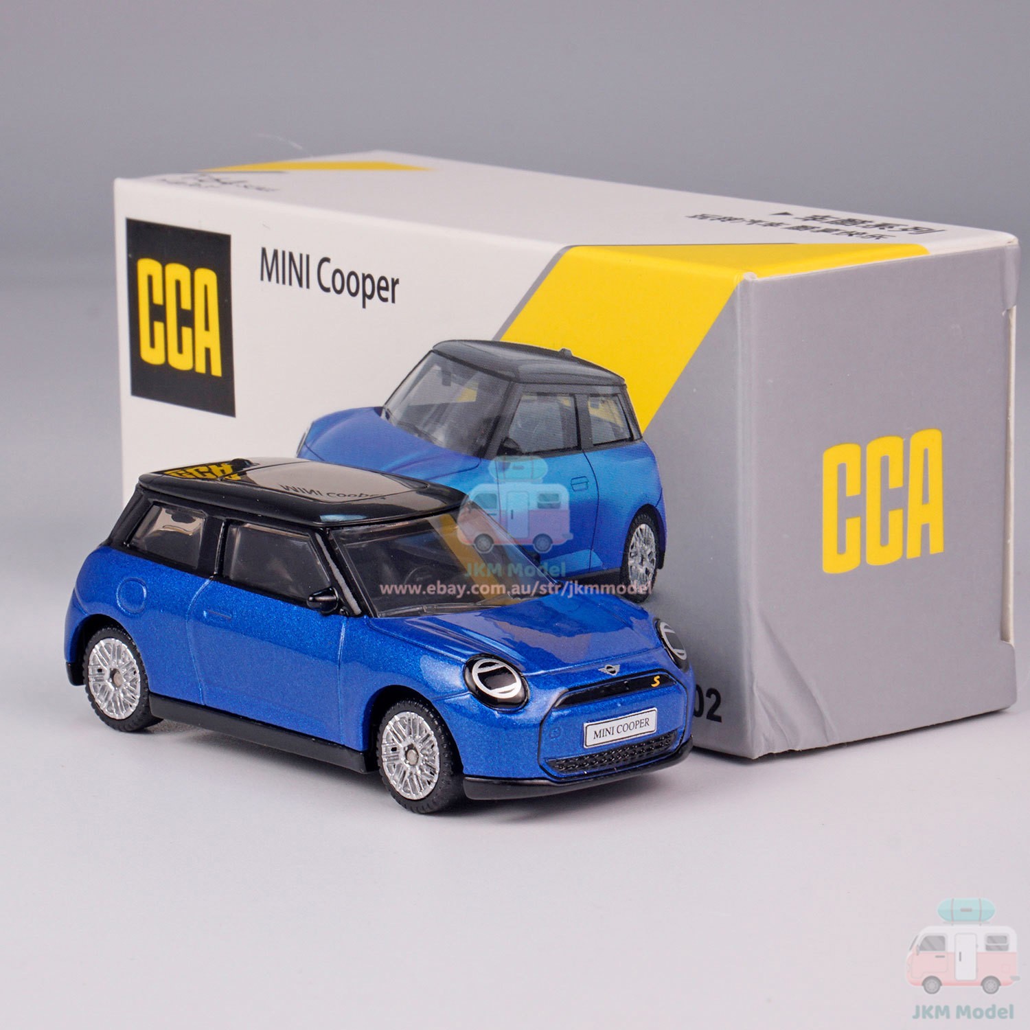 1:64 Mini Cooper S Model Car Alloy Diecast Toy Vehicle Collection Kid Gift Blue