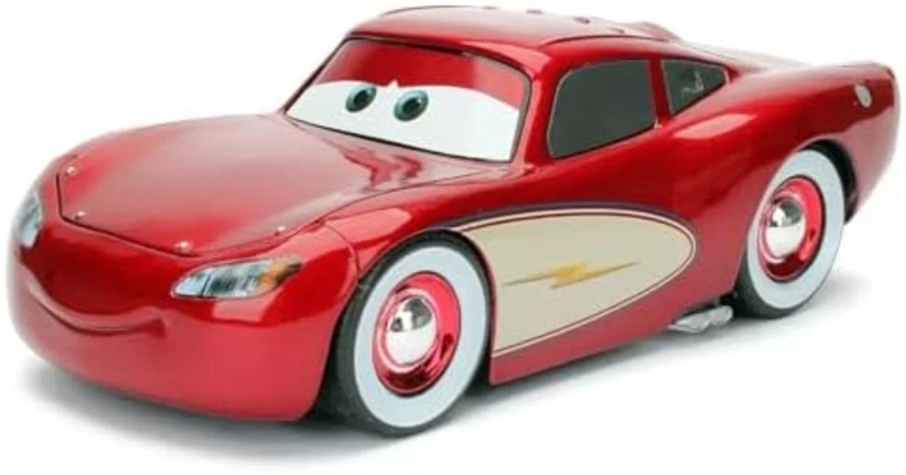 Lightning McQueen Disney Pixar Cars Jada Hollywood Rides 1:24 Diecast Tire Rack