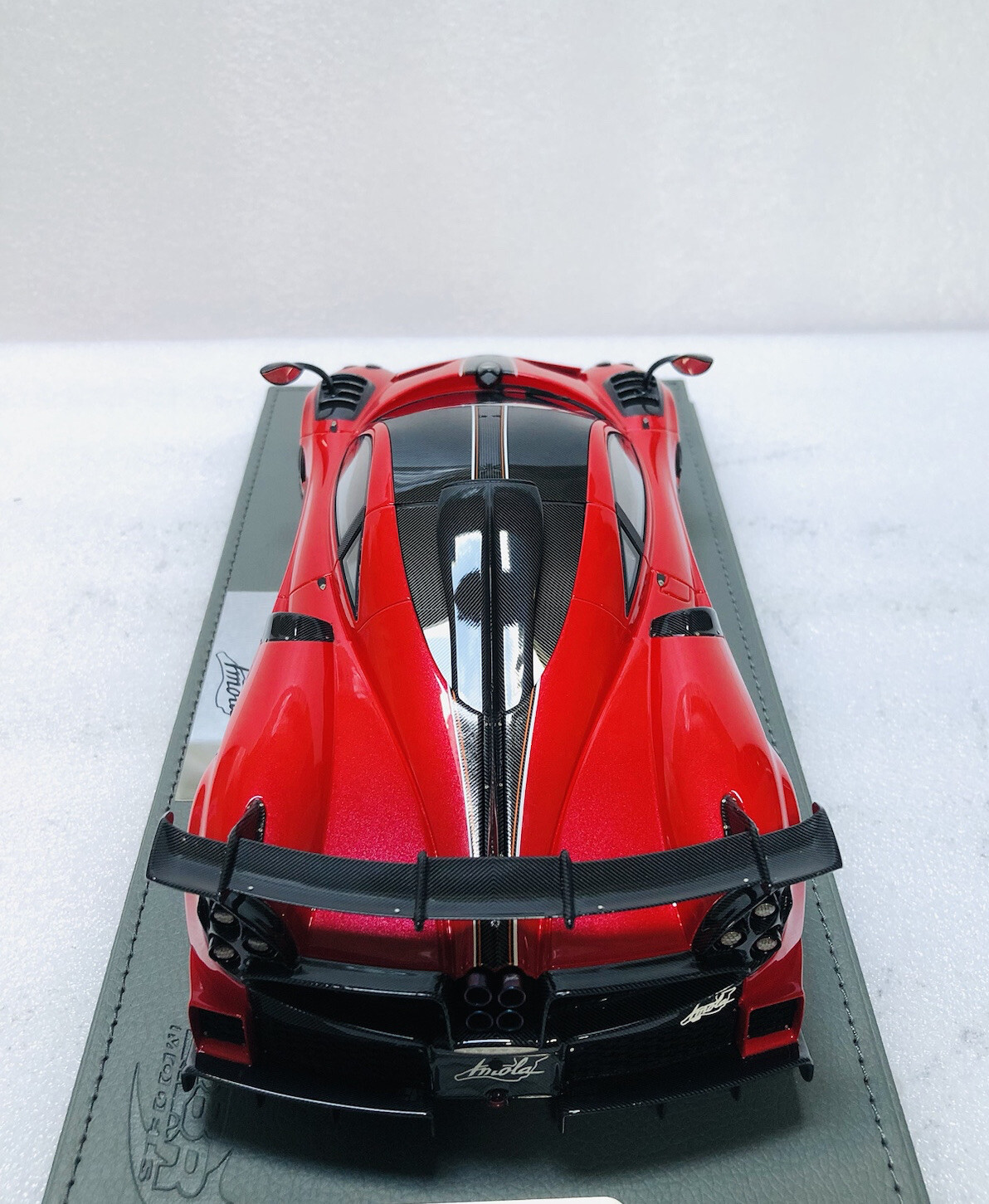 1/18 BBR Pagani Imola Azalea Red Metallic Limited 140 pcs with display case