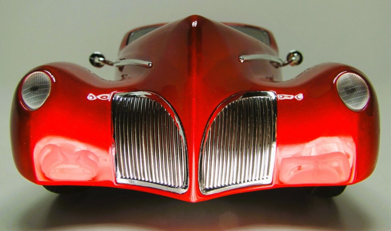 Hot Rod Ford Mecury Merc Chopped Dragster1:18Race Car Racing12Custom24Racer Red