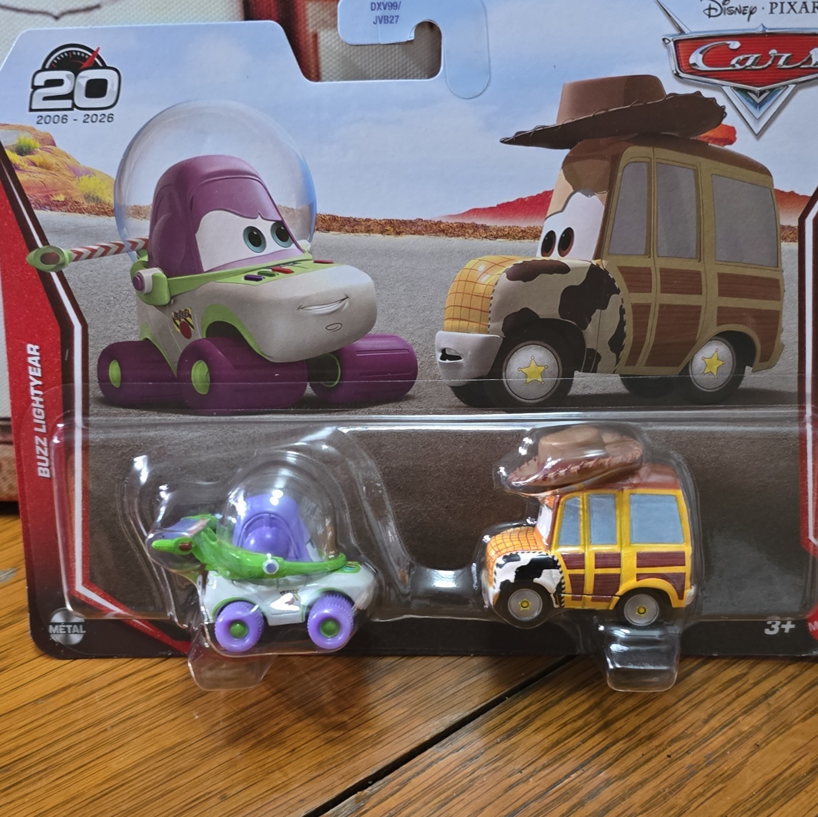 Mattel Disney Pixar Cars Buzz Lightyear 1:55 Diecast Car 2-Pack Unopened