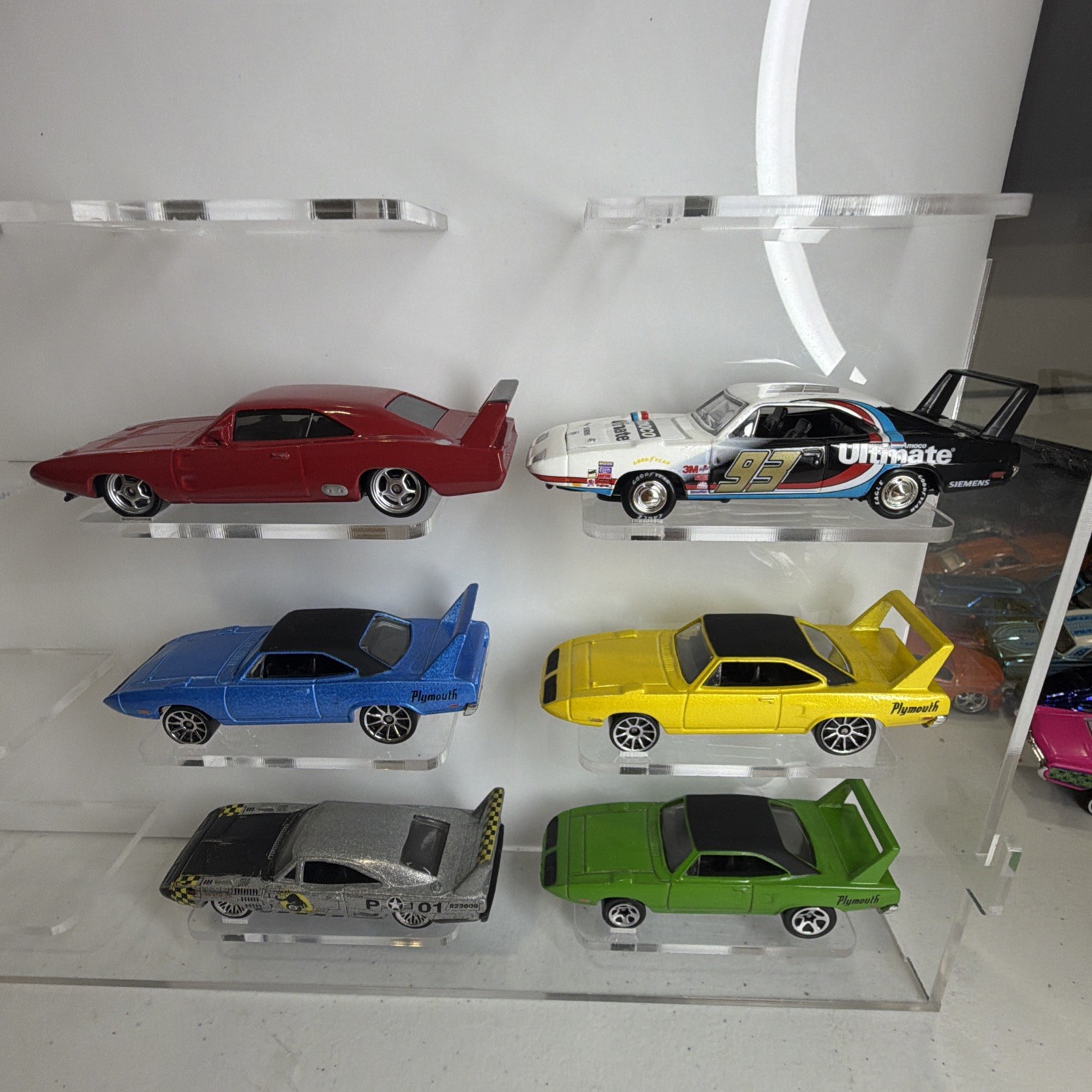 Hot Wheels and other brands Dodge Charger Lot of 6 Daytona Challenger Charger