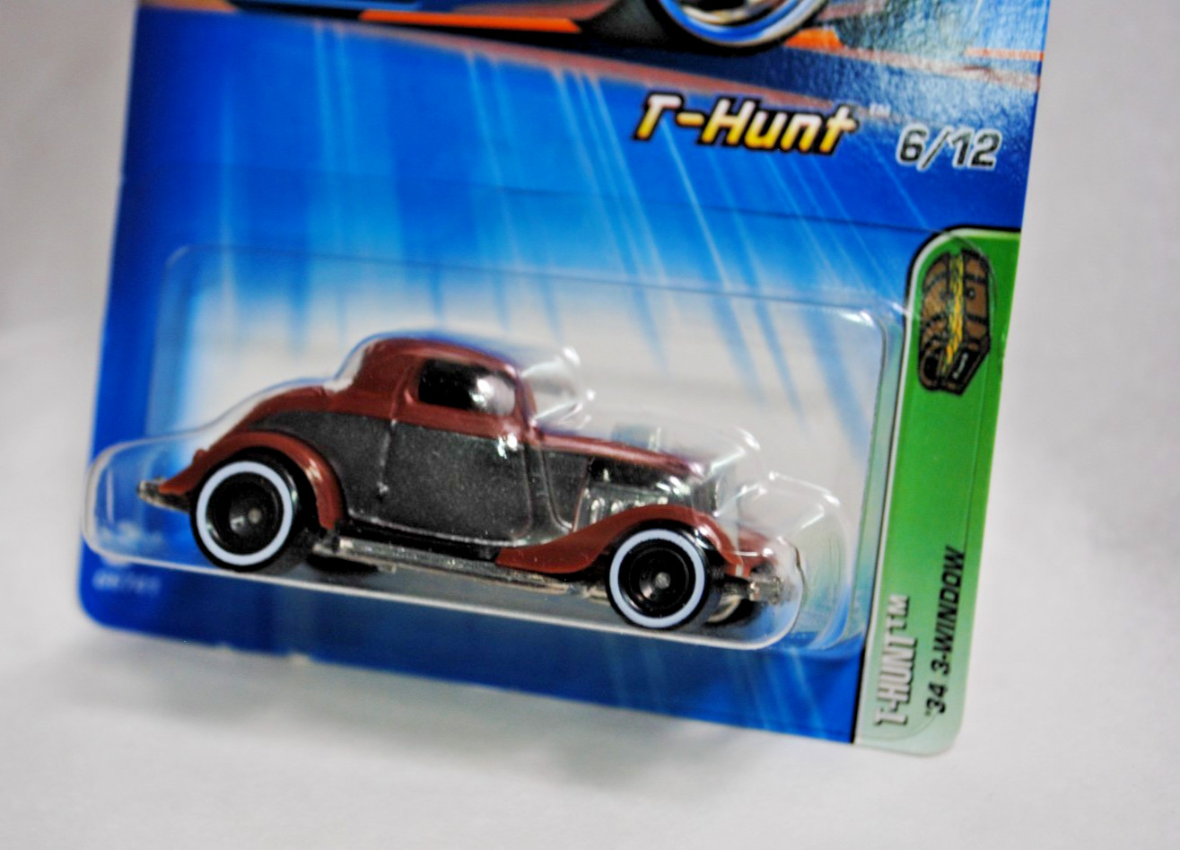 2005 Hot Wheels Treasure Hunt ‘34 3-Window 1934 Ford Real Riders