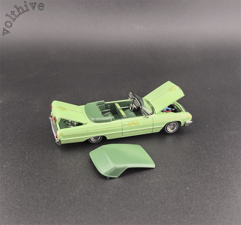 Fine Works64 1:64 Impala Lowrider Diecast Car Model Gift JDM Racing Fans Boys