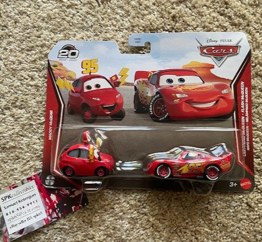 Disney Pixar Cars Maddy McGear LM3 26 CHINA Variants Diecast NEW 20 YEARS 2 PACK