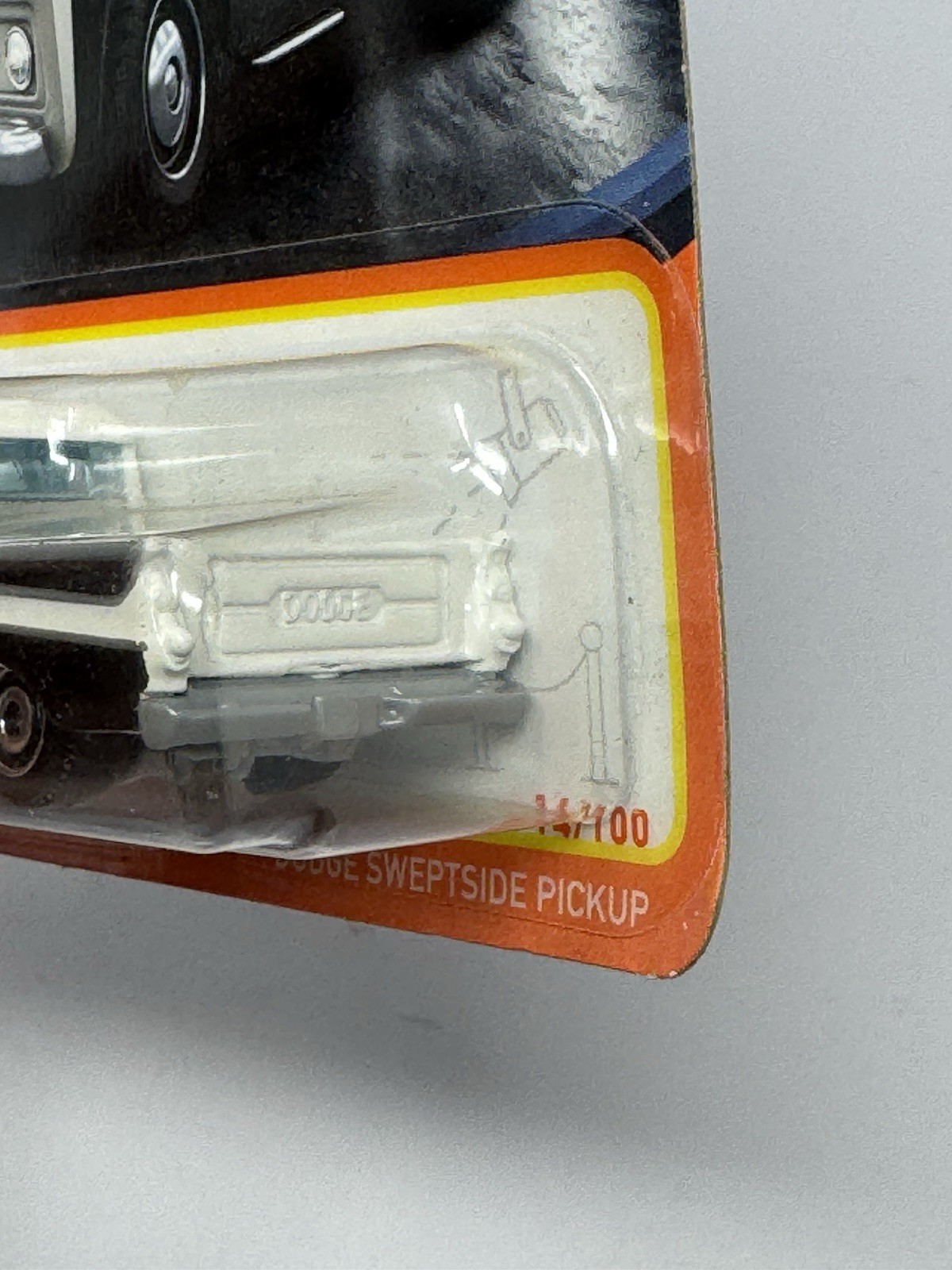 Matchbox 70 Years White Dodge Sweptside Pickup Truck #14 B6