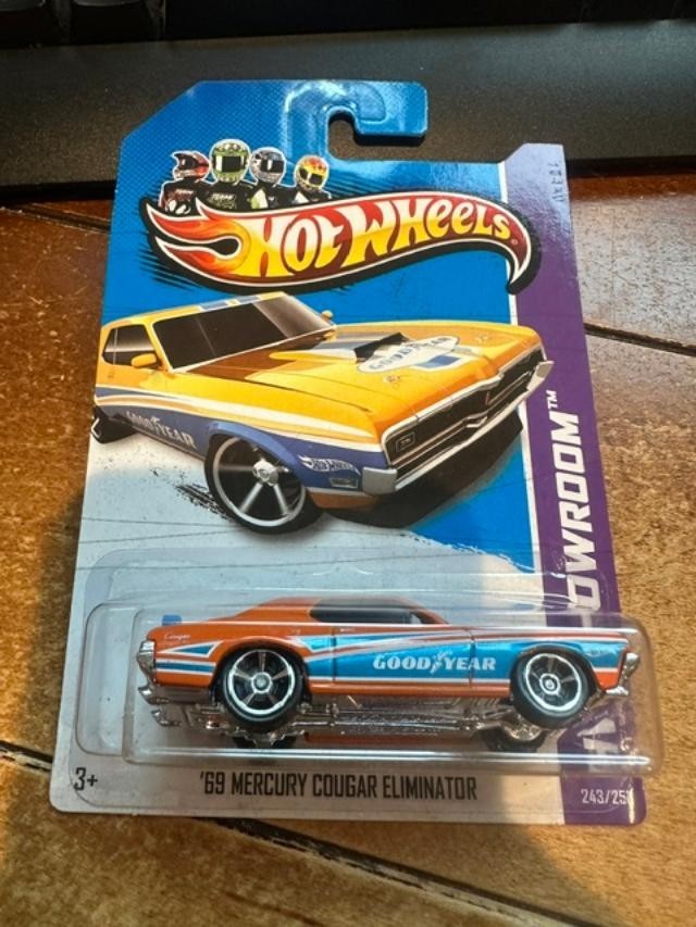 2013 Hot Wheels HW Showroom ’69 Mercury Cougar Eliminator #243 Orange