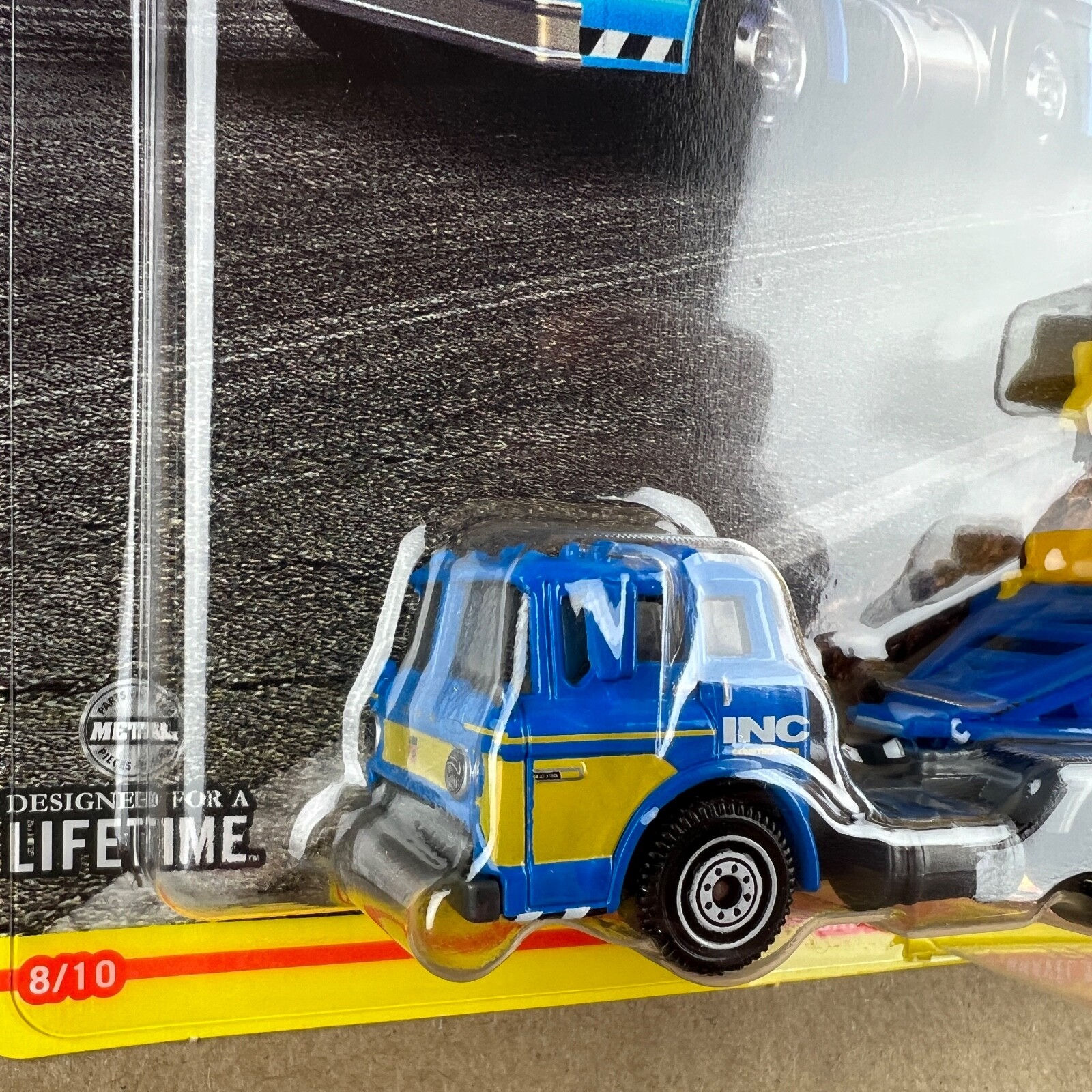 2024 Matchbox Convoys Ford C900 Cabover & Gravel Trailer Backhoe 1:64 Diecast