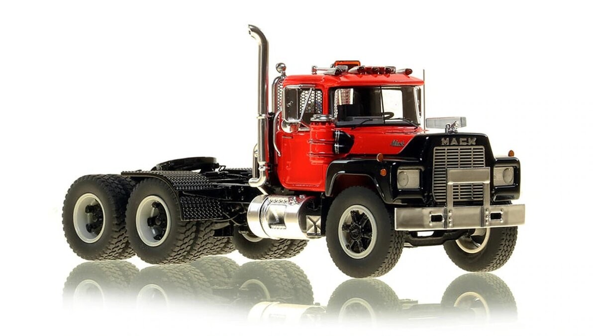 Fire Replicas 103-2 1:50 Mack RD688 SX 1987 Tandem Axle Tractor – Red/Black
