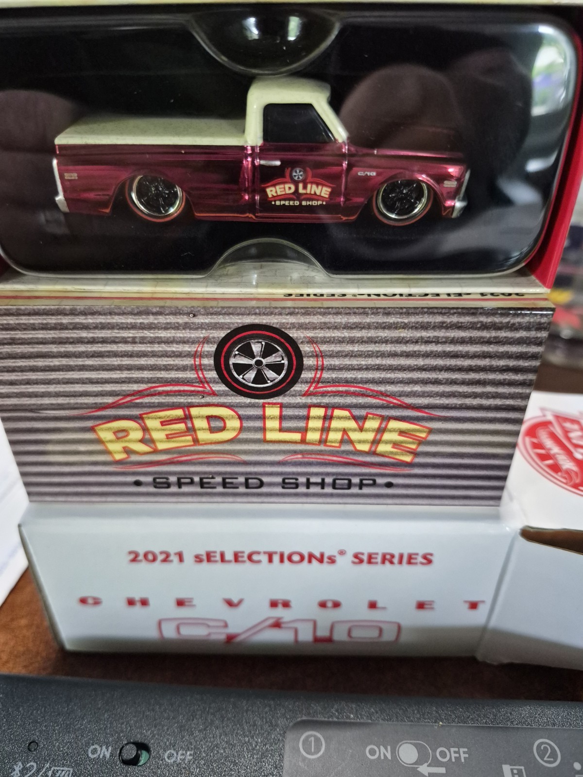 Hot Wheels Chevy C 10 1:64 Diecast Vehicle – Red (GXJ21)