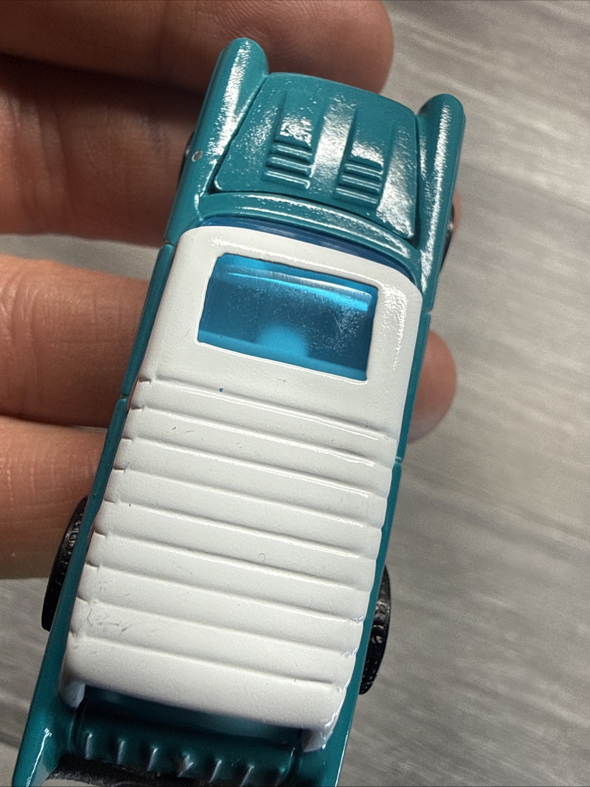 1996 Hot Wheels JC Whitney Aqua (1955) ’55 Chevy Nomad w/REAL RIDERS