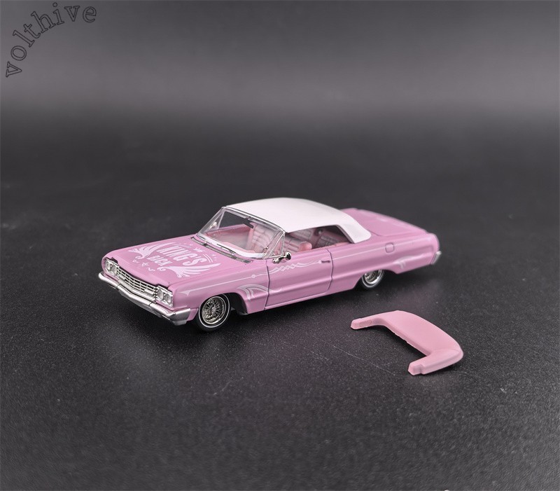 Fine Works64 1:64 Impala Lowrider Diecast Car Model Gift JDM Racing Fans Boys
